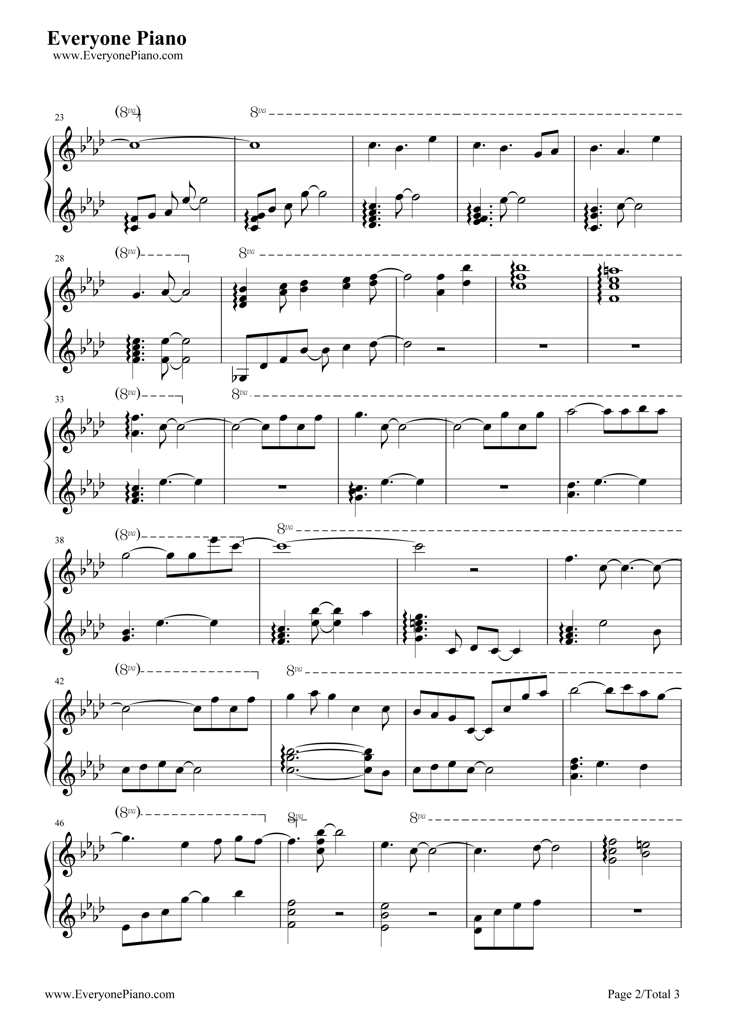 Believe_me钢琴谱_命运石之门