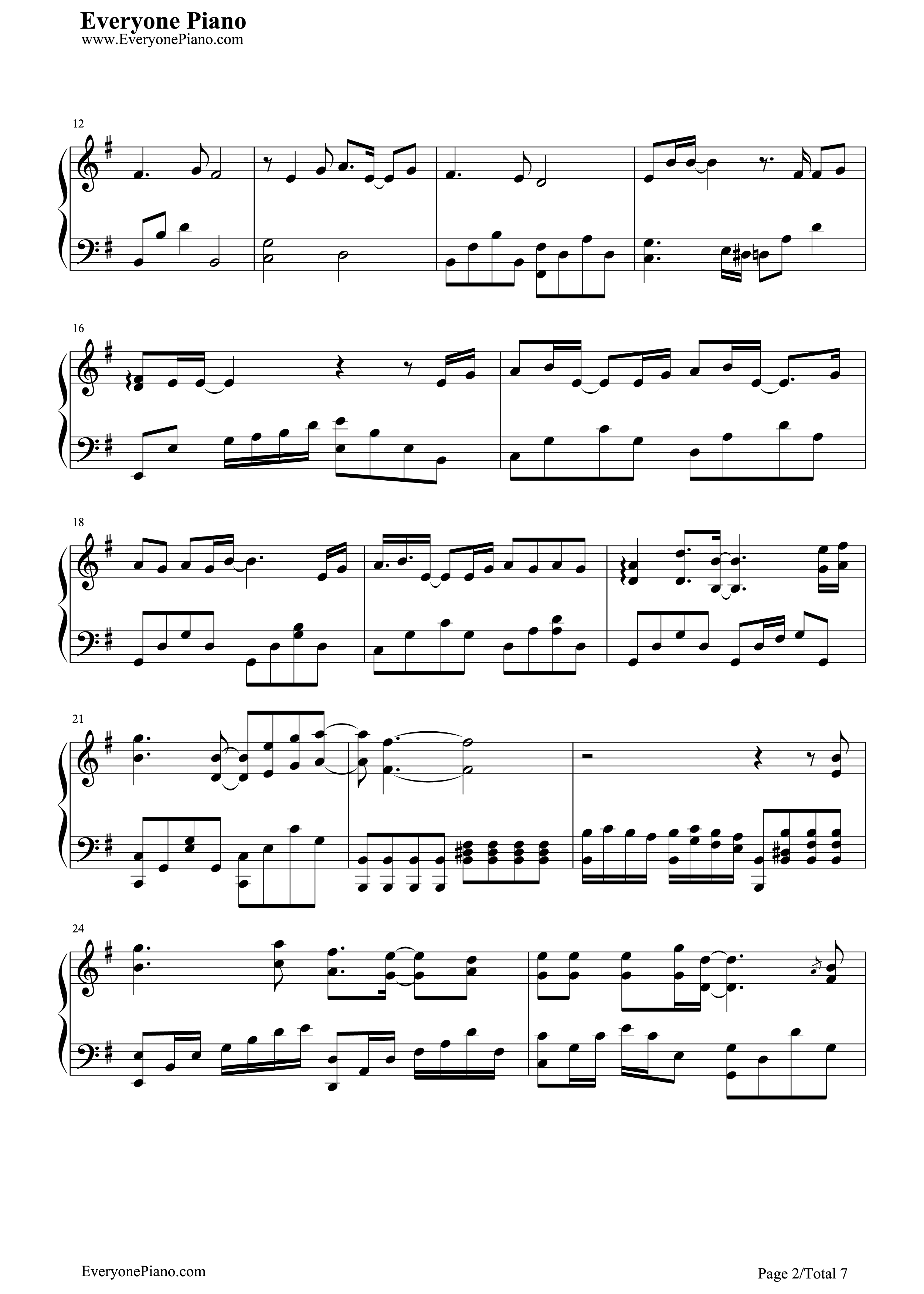 剑心钢琴谱_张杰