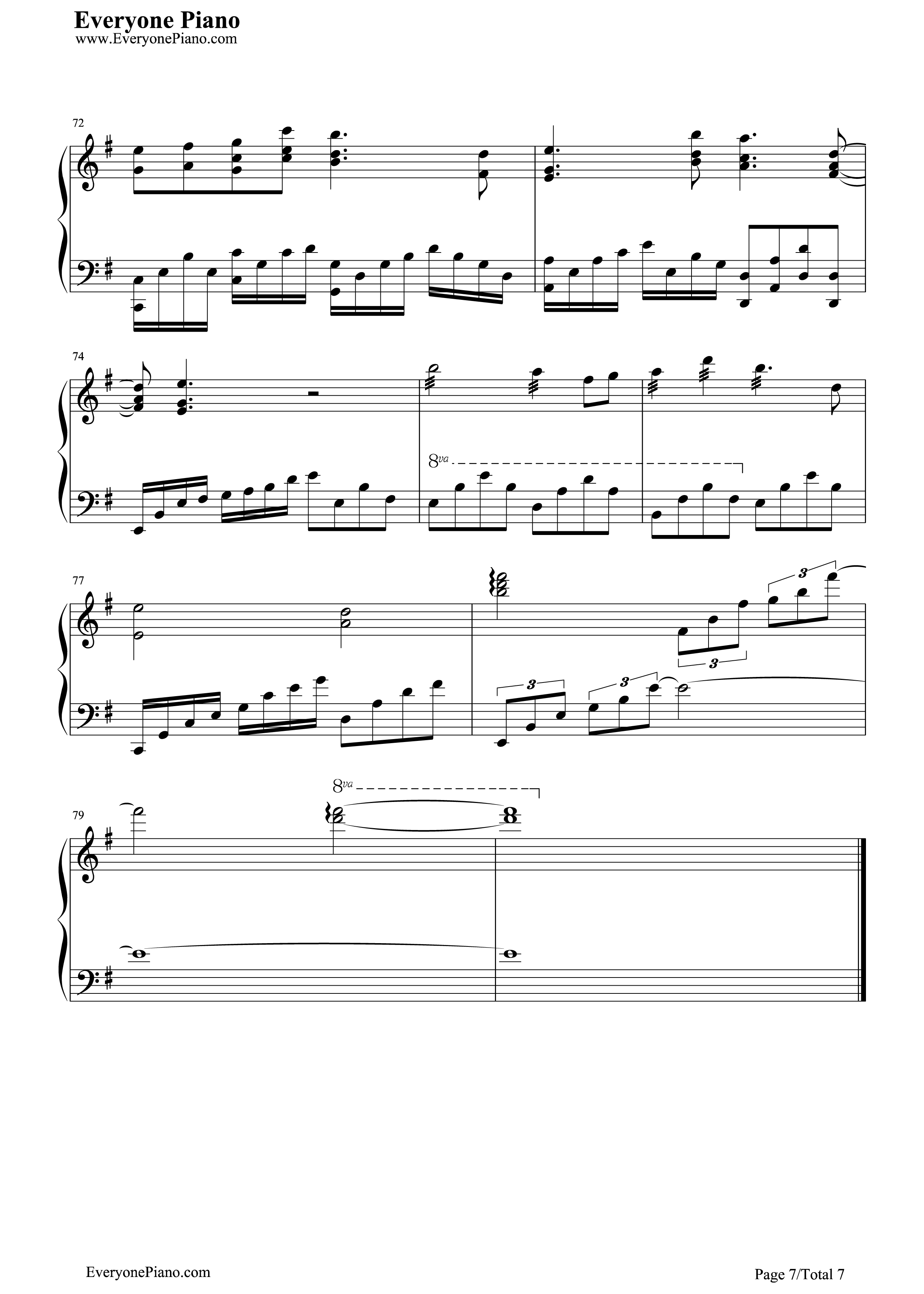 剑心钢琴谱_张杰