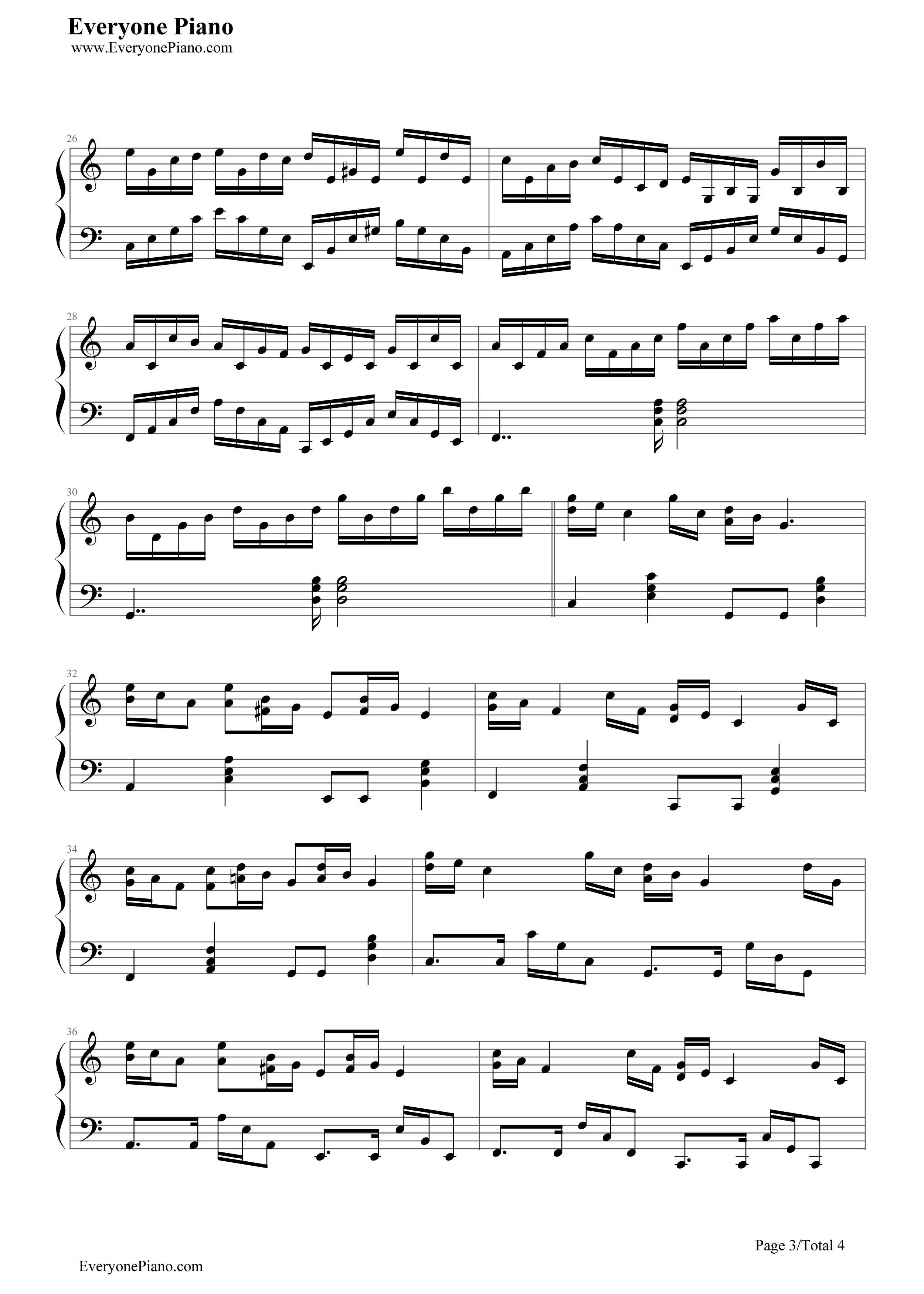 克罗地亚的卡农钢琴谱_未知