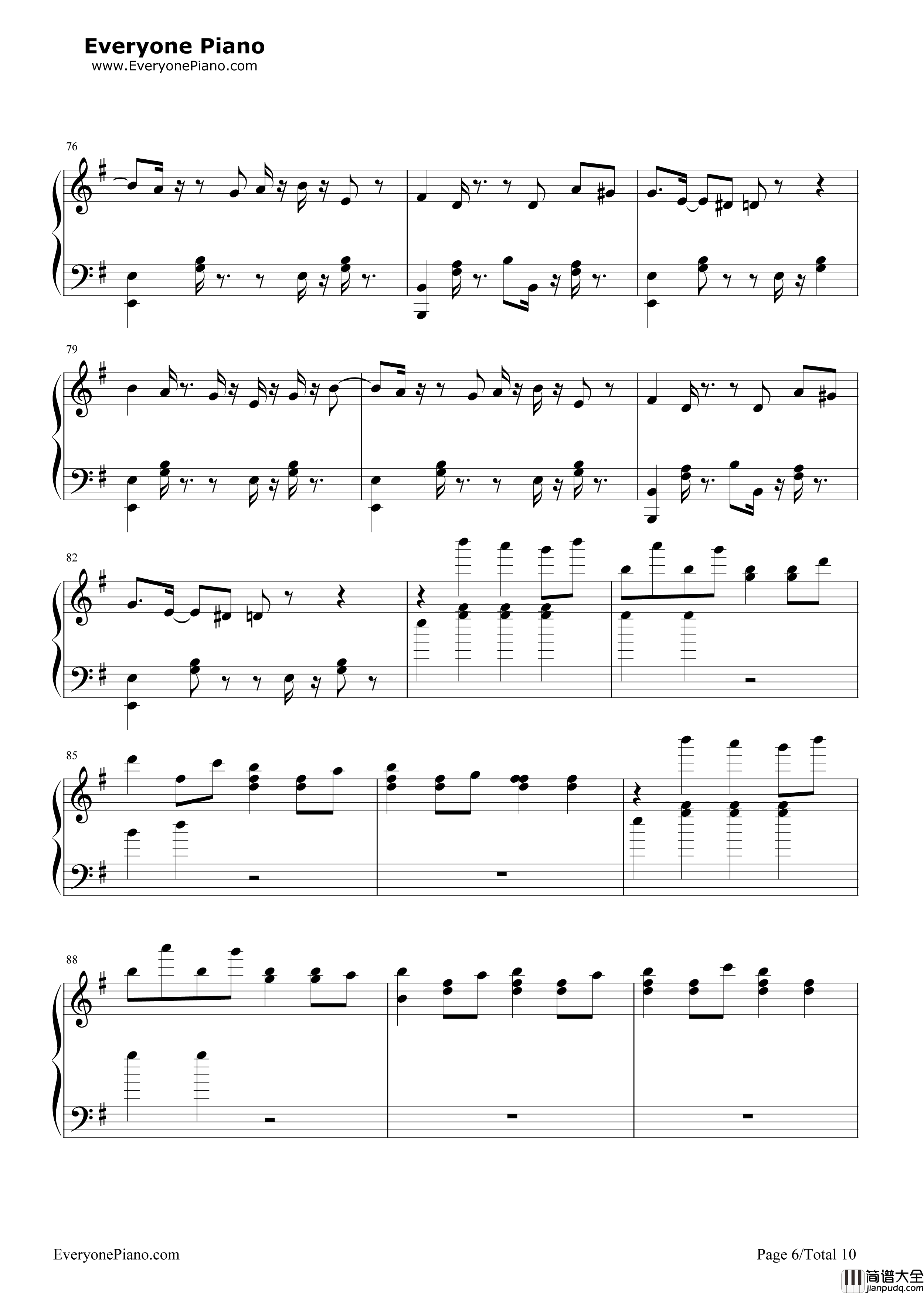 午夜の待ち合わせ钢琴谱_Hello_Sleepwalkers