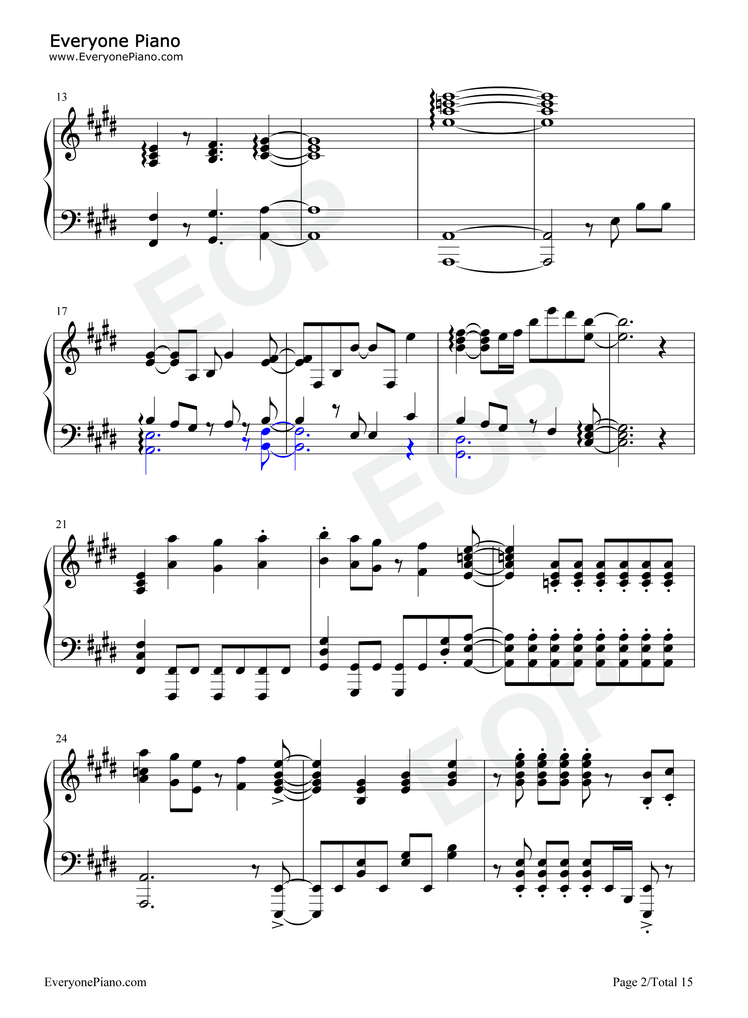 Ambitious_World钢琴谱_立花日菜_矢野妃菜喜