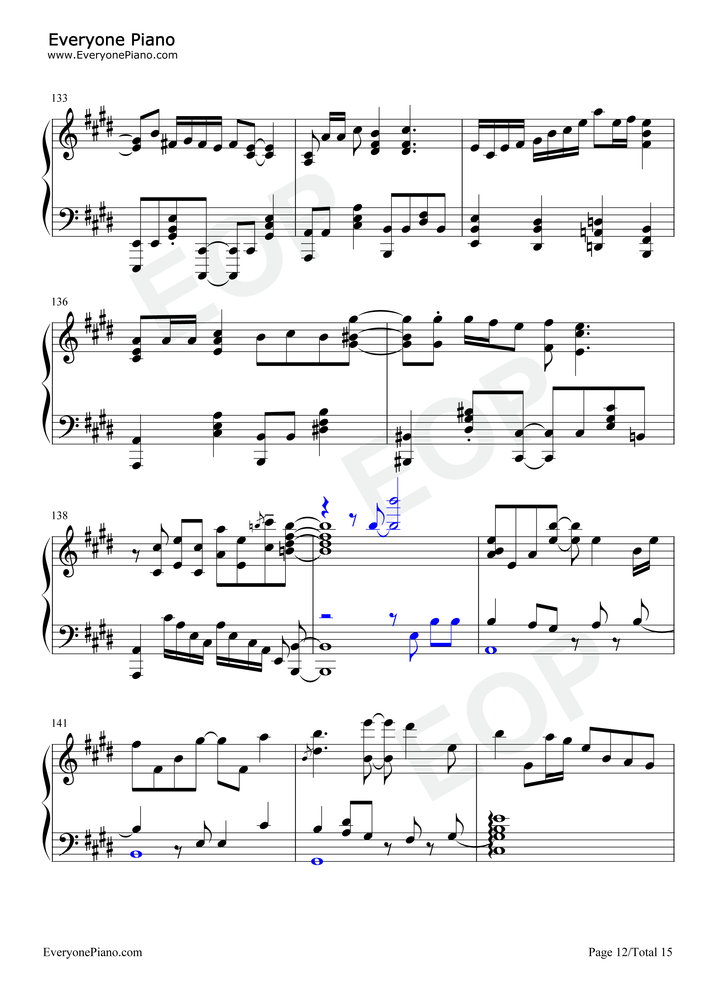 Ambitious_World钢琴谱_立花日菜_矢野妃菜喜