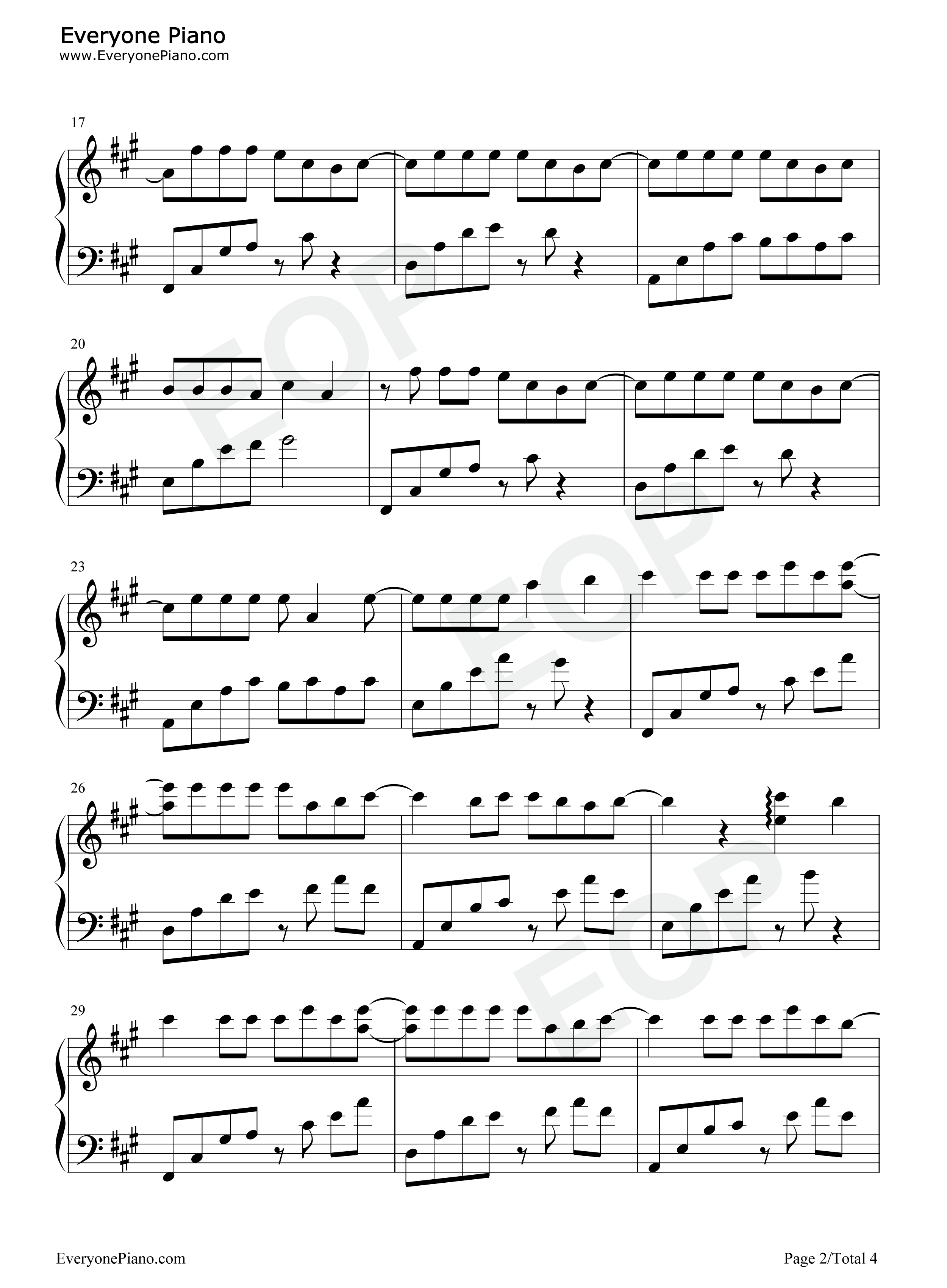 迷失幻境钢琴谱_IN_K_王忻辰