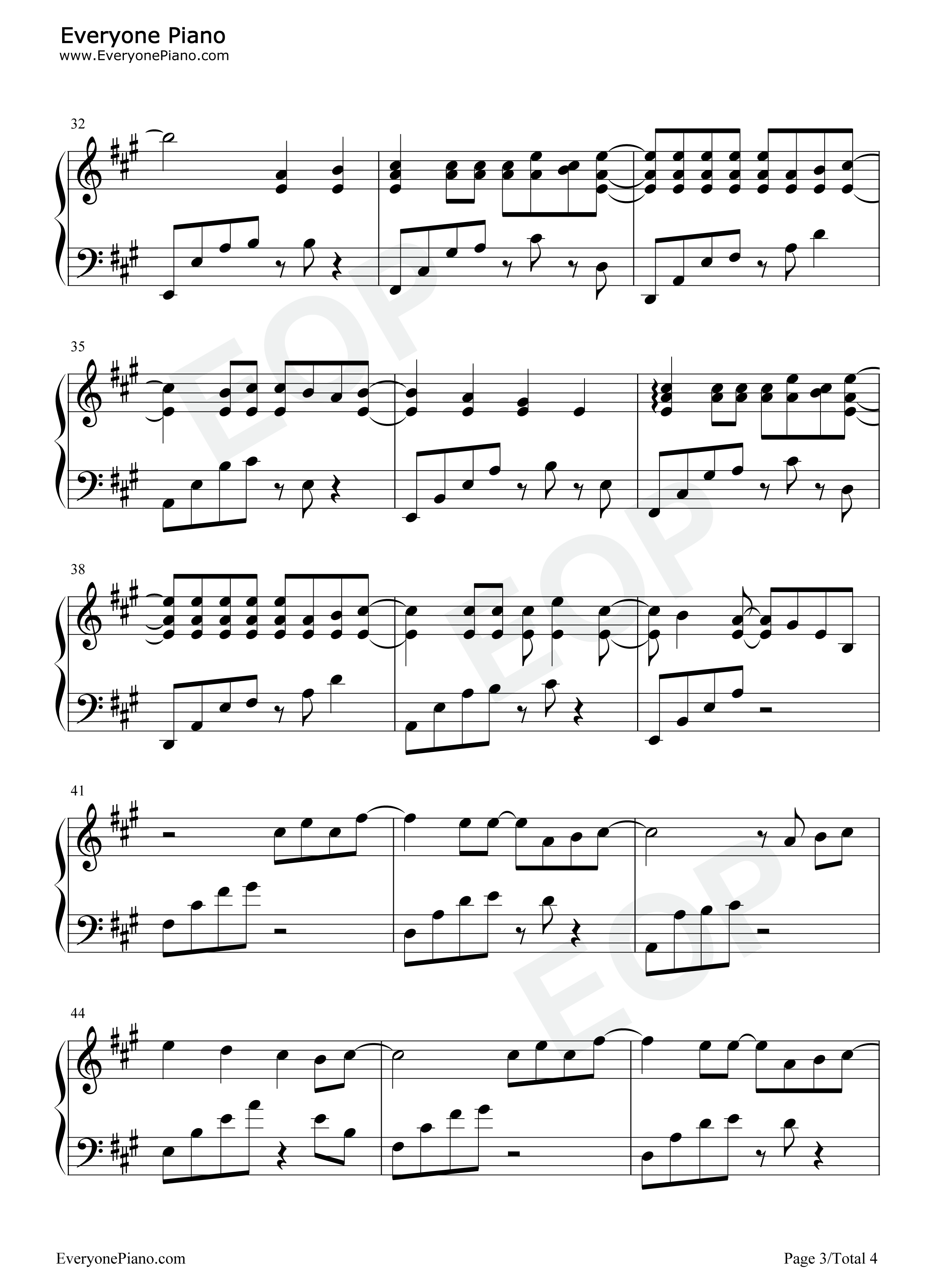 迷失幻境钢琴谱_IN_K_王忻辰