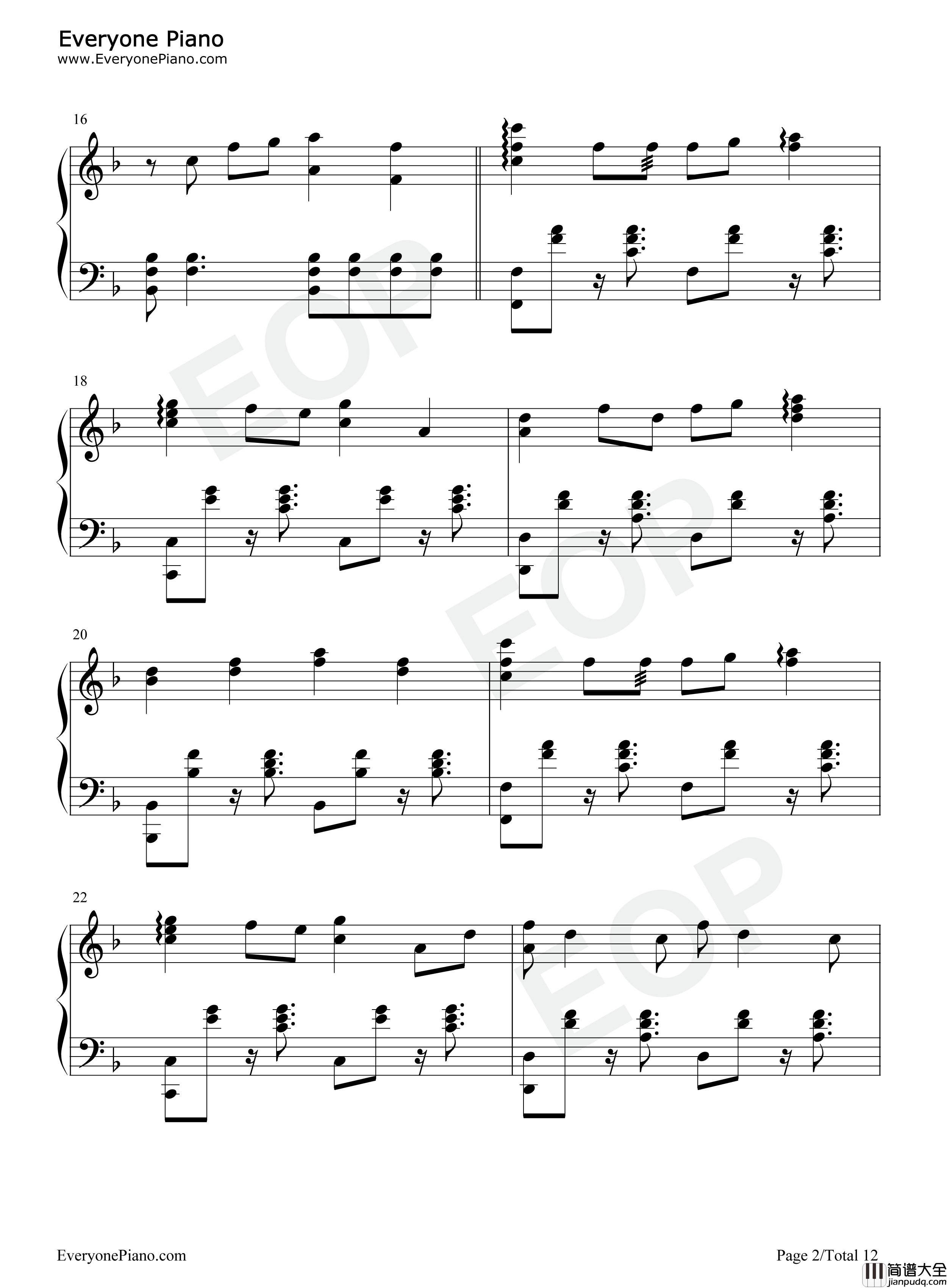 小寒钢琴谱_音阙诗听_赵方婧