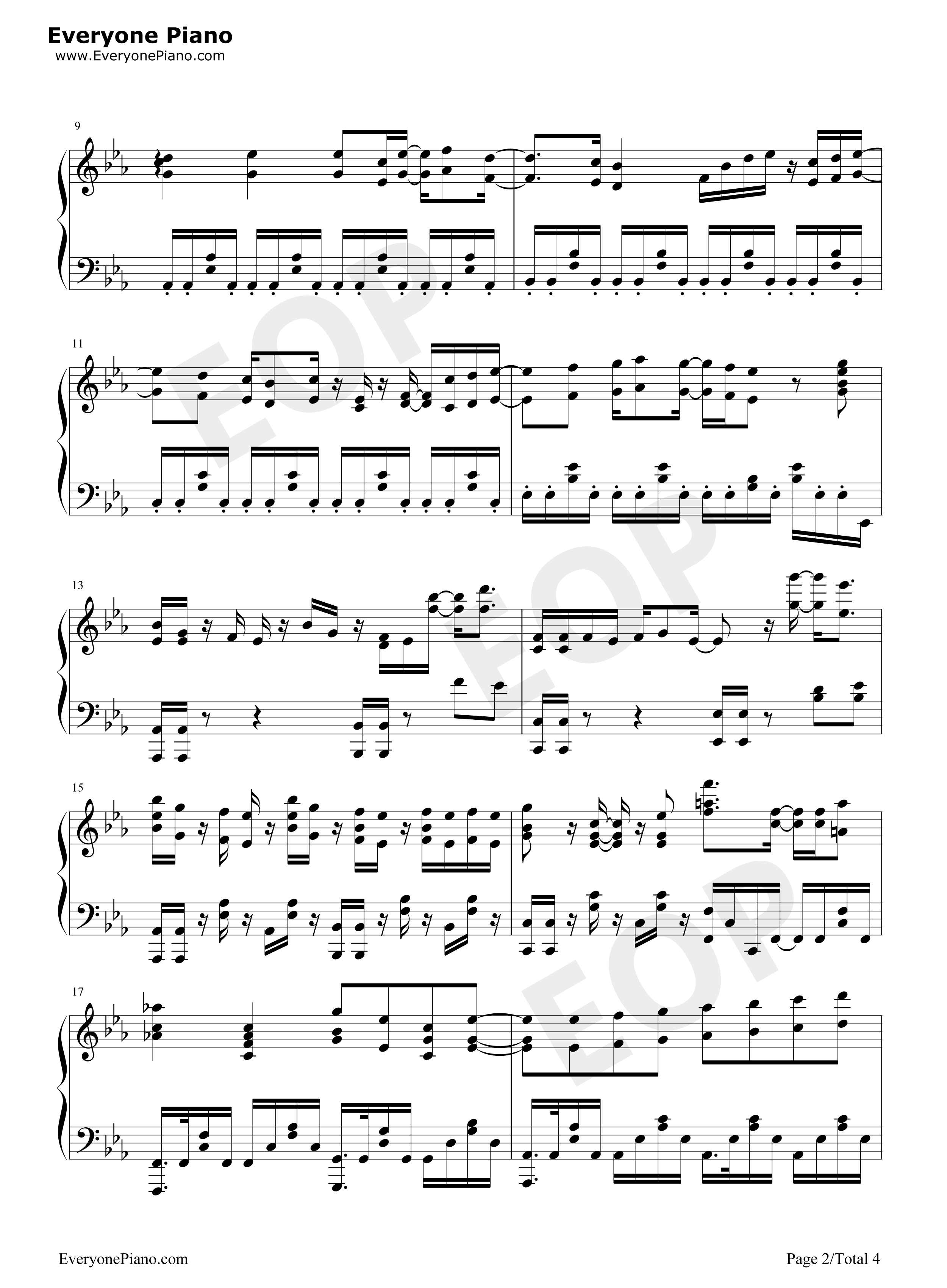 Youthful_Beautiful钢琴谱_内田真礼