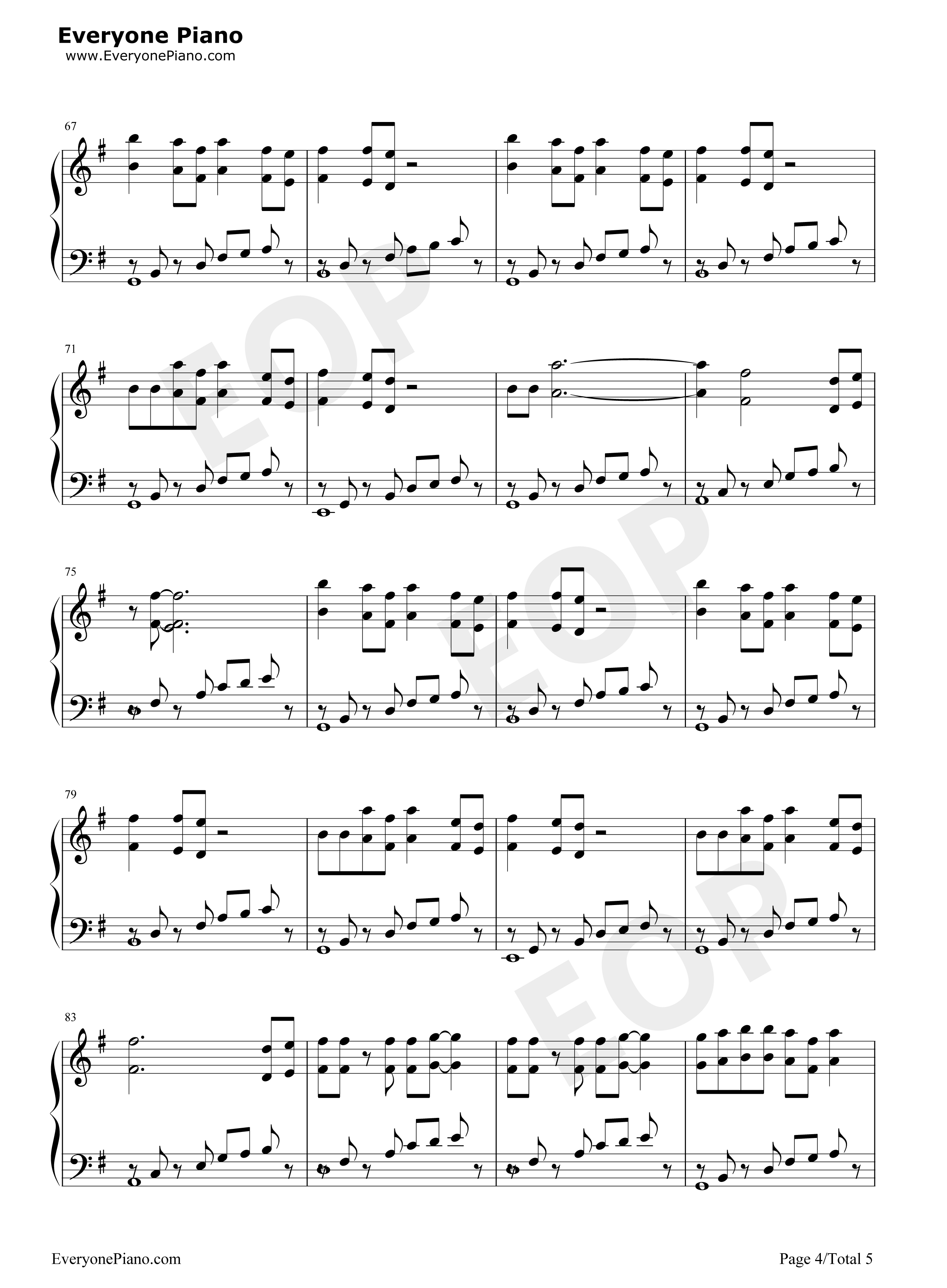 Friend_of_a_Friend钢琴谱_Lake_Malawi