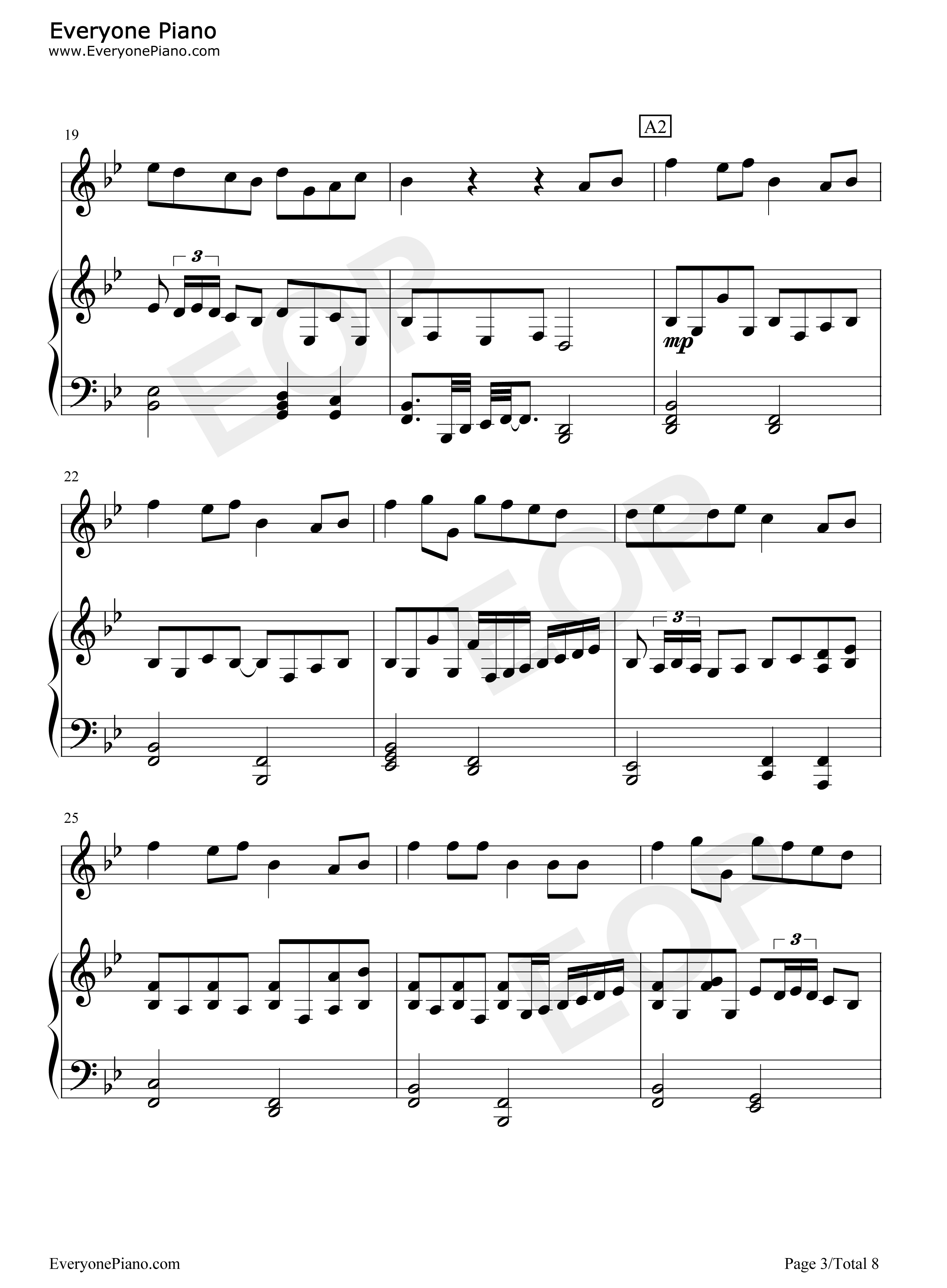 时光机钢琴谱_五月天