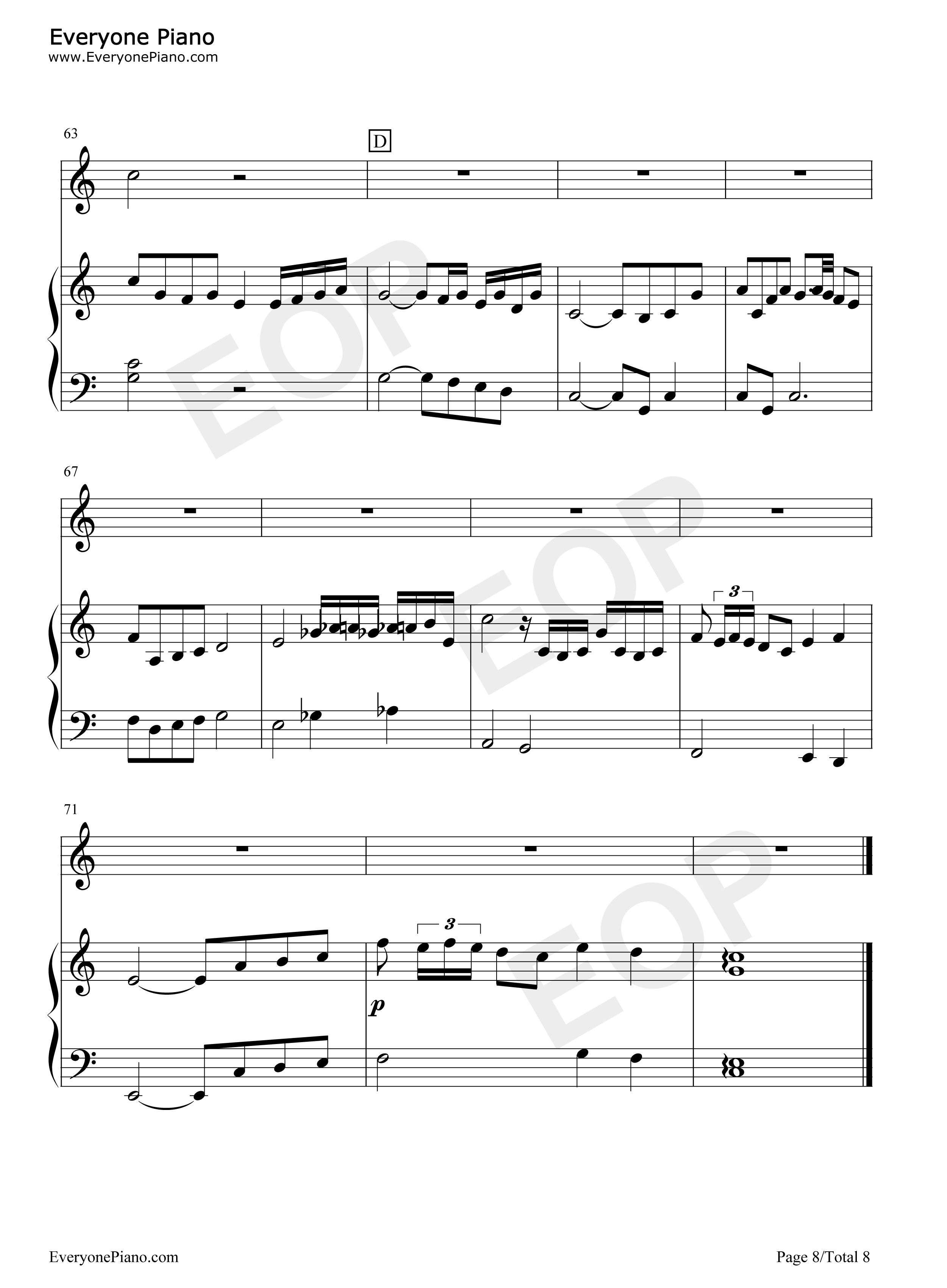 时光机钢琴谱_五月天