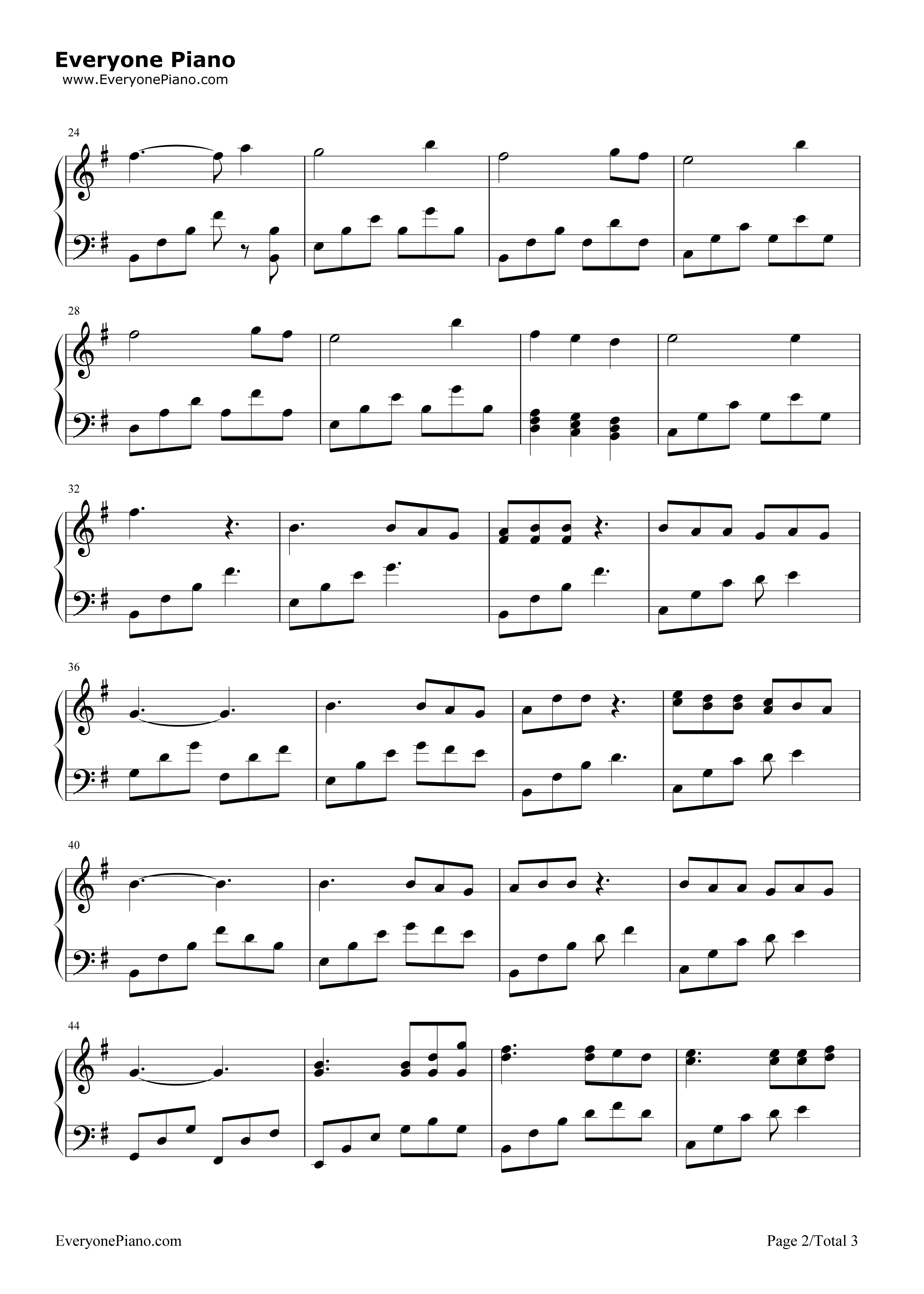 遗忘之前钢琴谱_徐佳莹