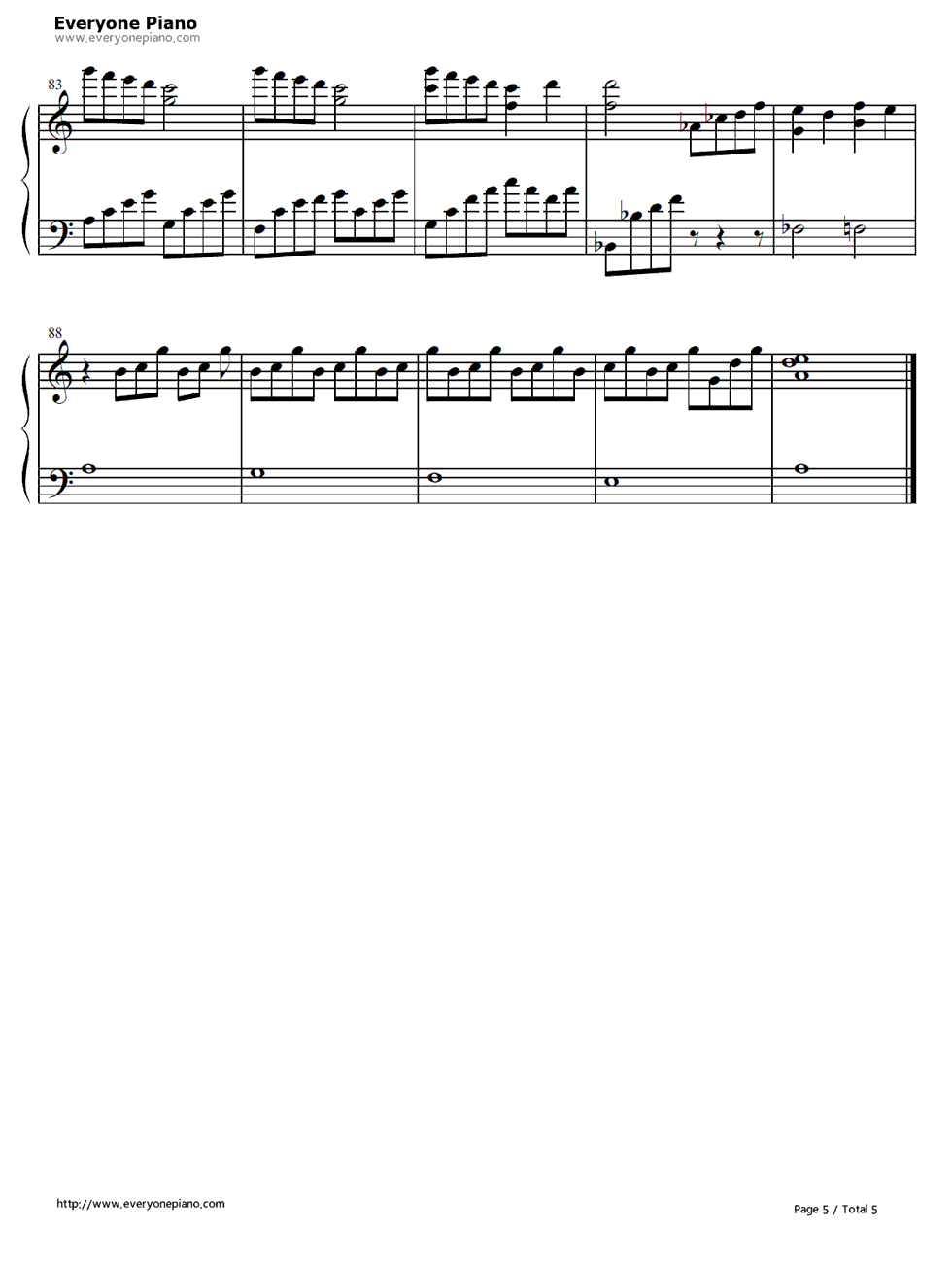 STILL_TIME钢琴谱_德山秀典