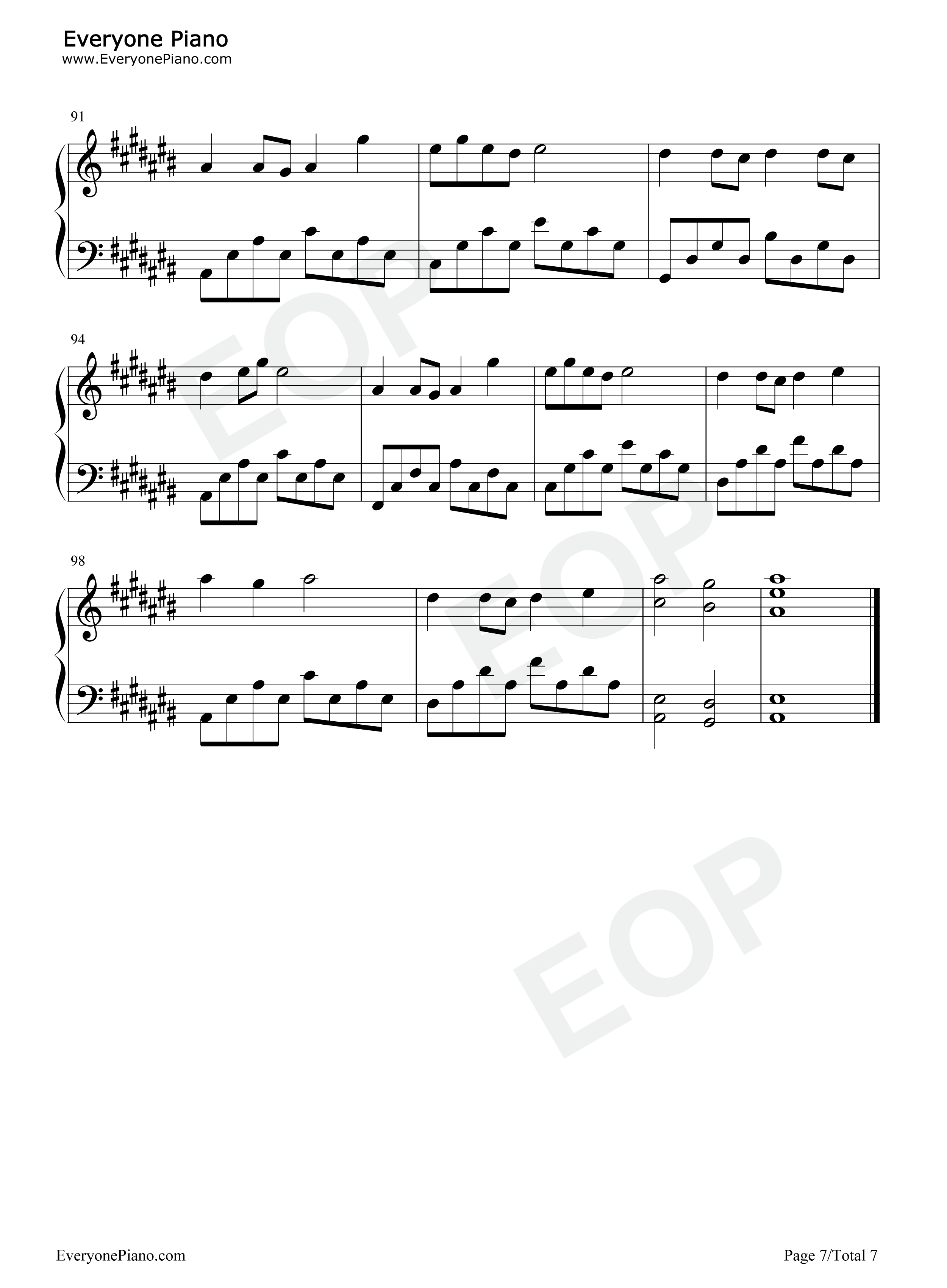 雪龙吟钢琴谱_张杰