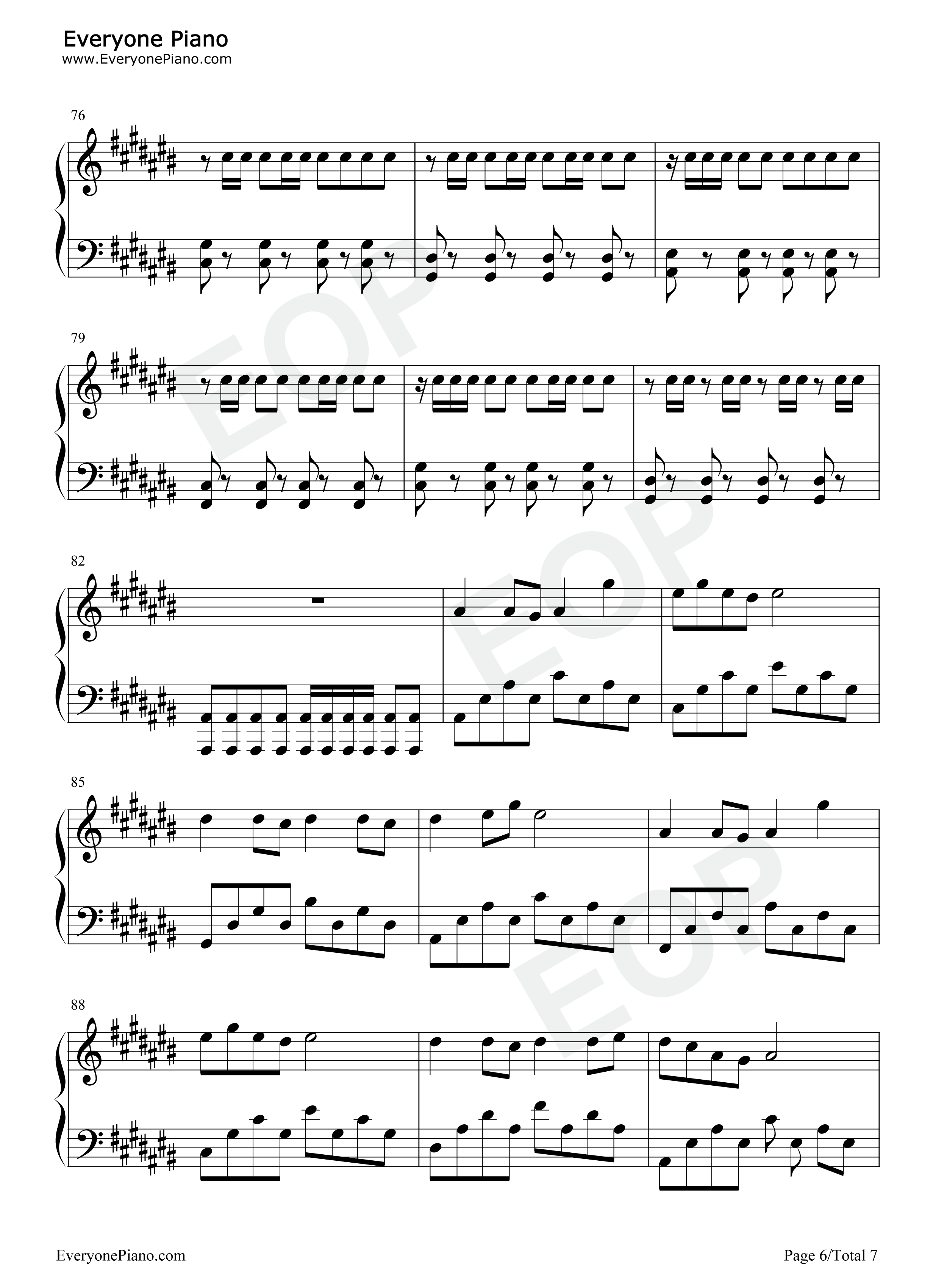 雪龙吟钢琴谱_张杰