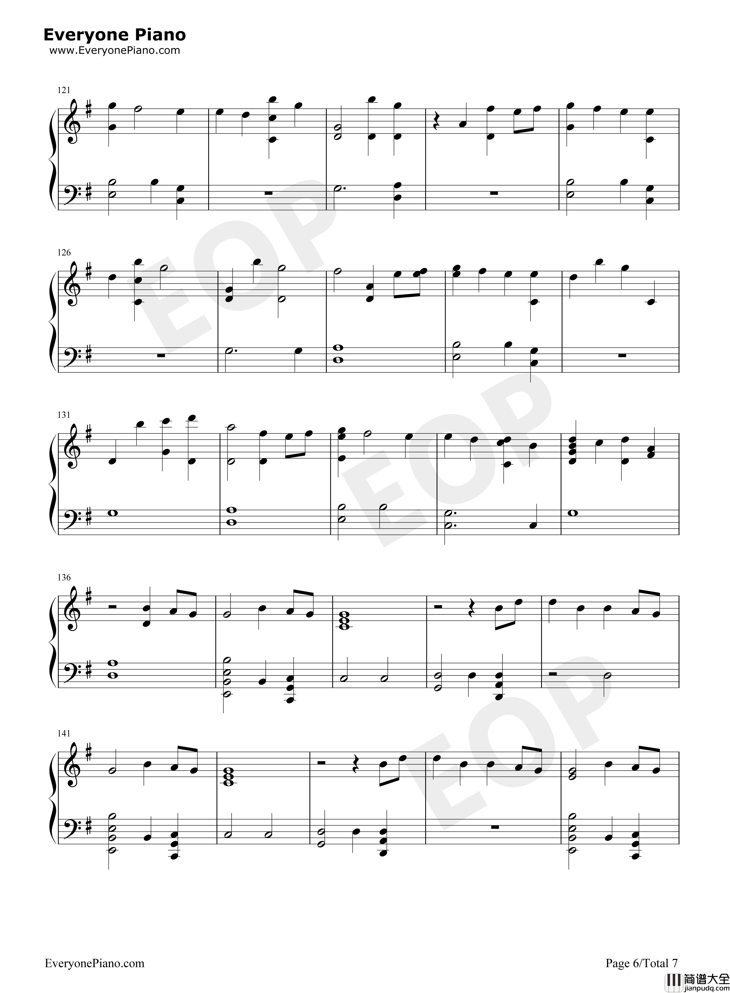 Waste_It_On_Me钢琴谱_Steve_Aoki_BTS