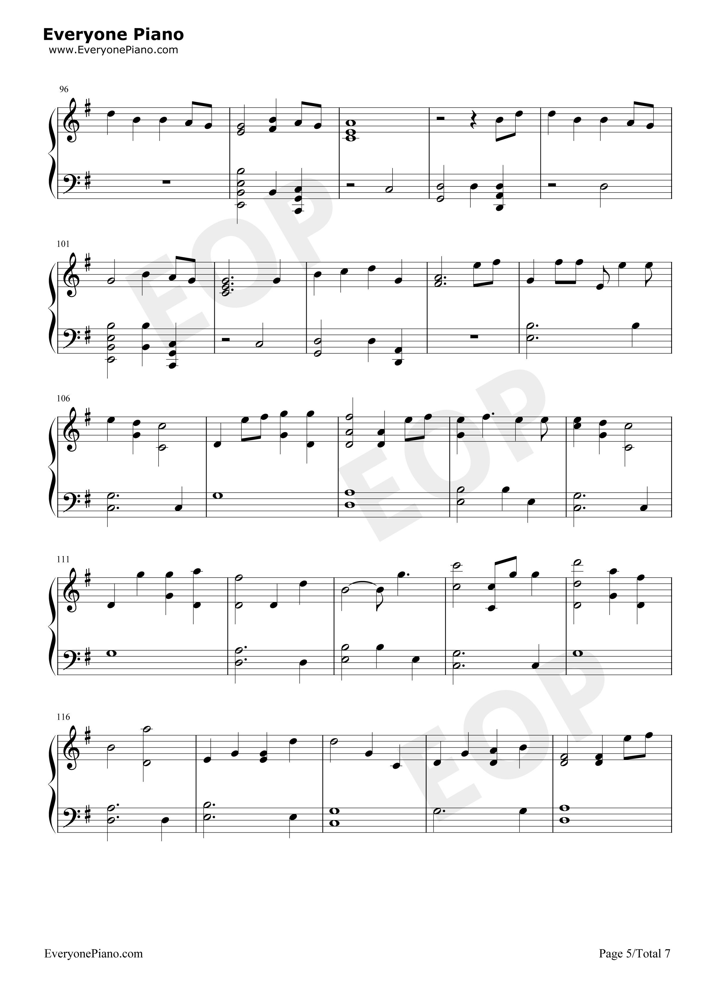 Waste_It_On_Me钢琴谱_Steve_Aoki_BTS