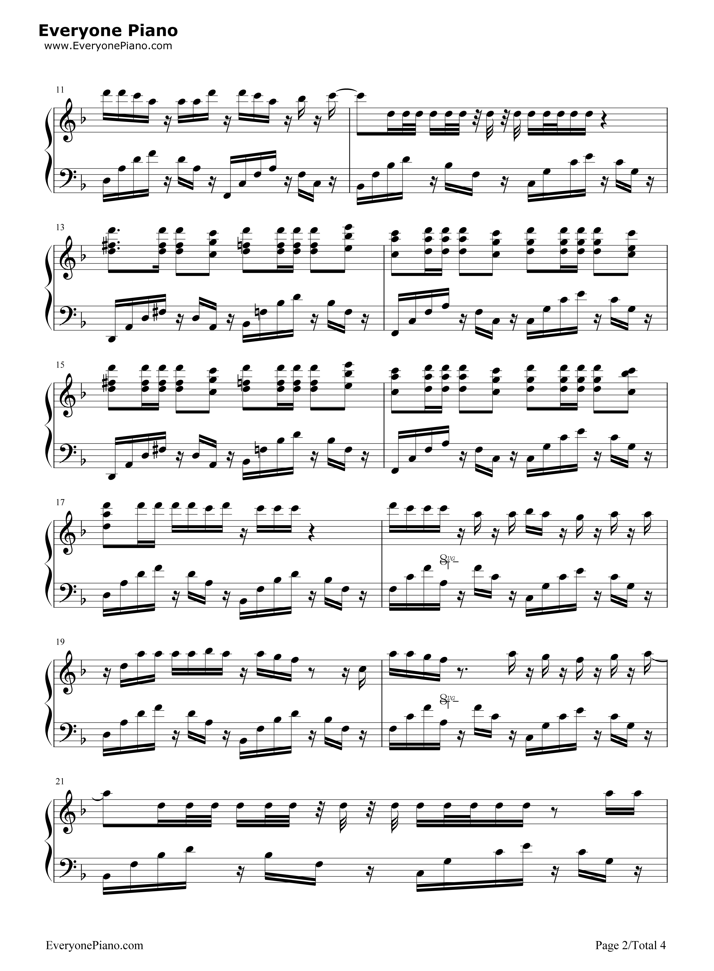 Numb钢琴谱_Linkin_Park_林肯公园