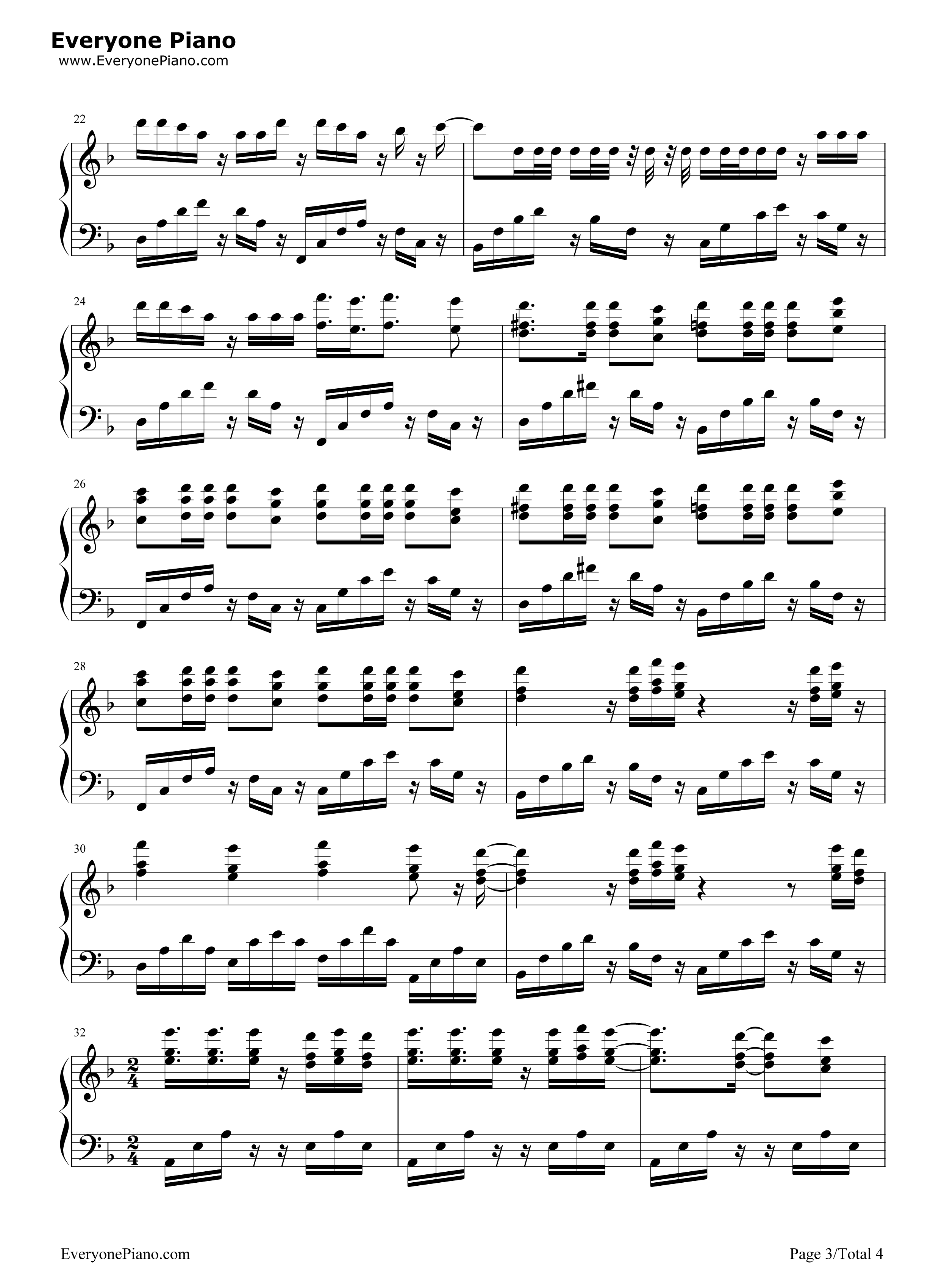 Numb钢琴谱_Linkin_Park_林肯公园