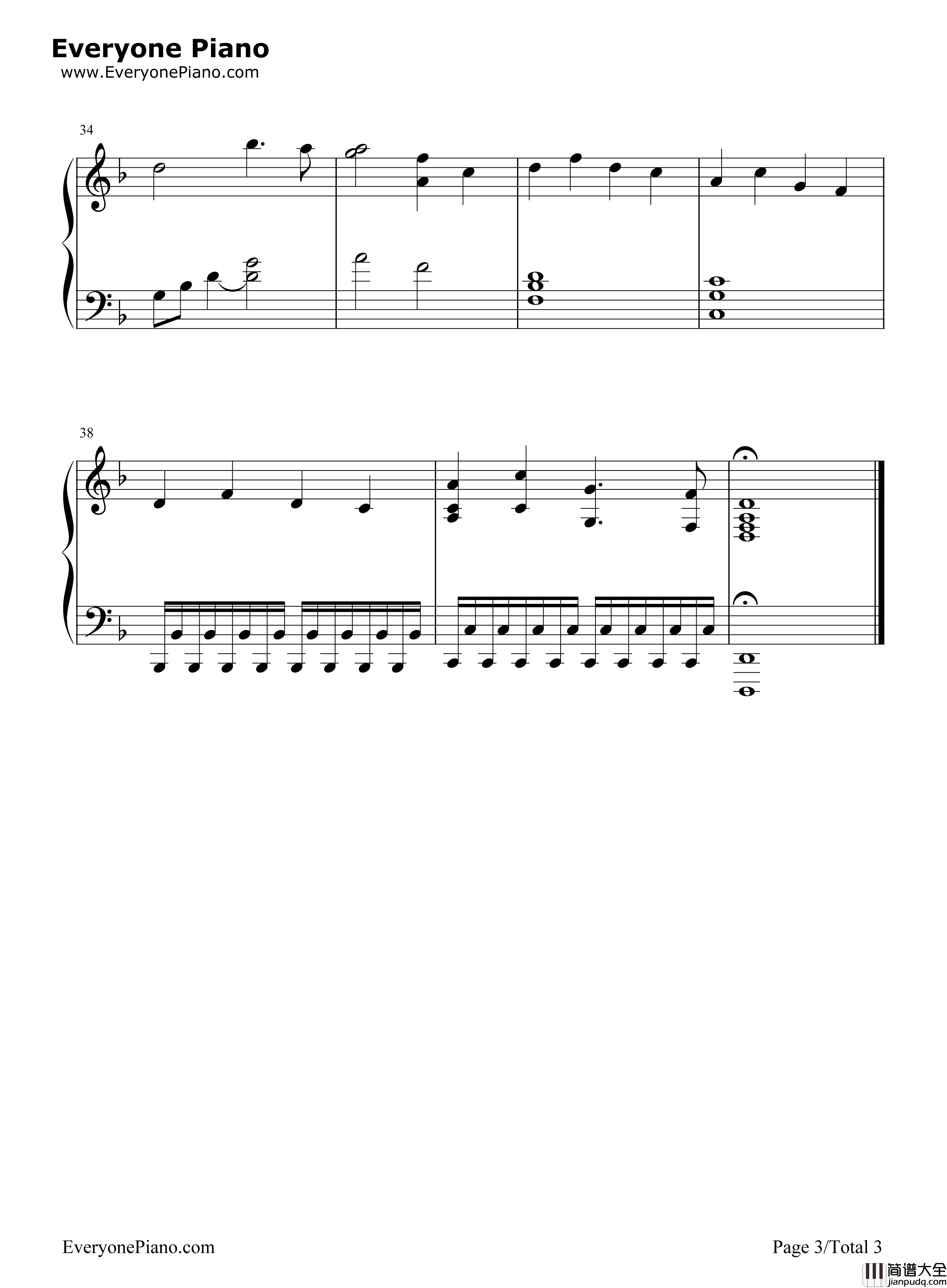 Oogway_Ascends钢琴谱_Hans_Zimmer