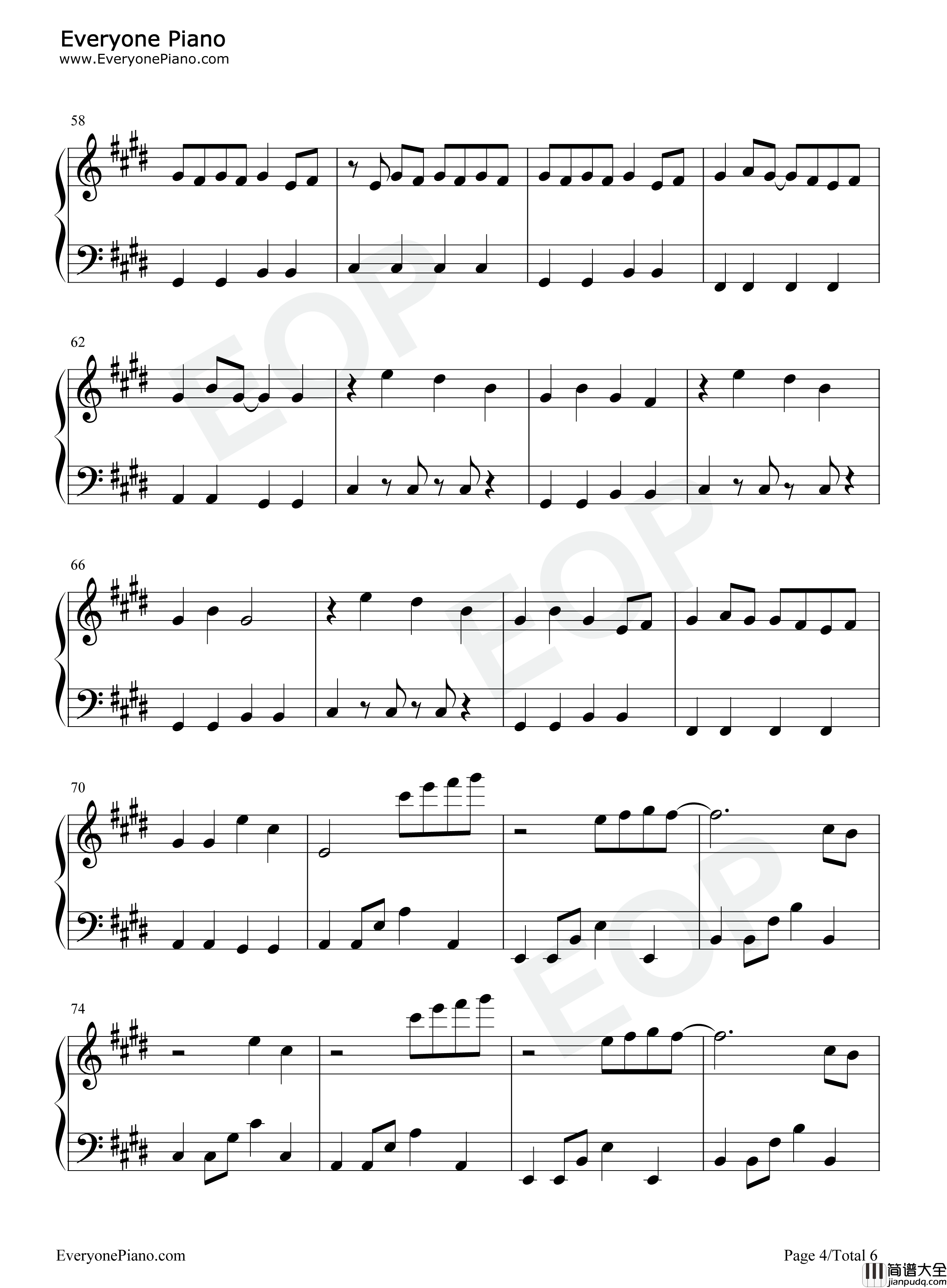 Thats_What_I_Want钢琴谱_Lil_Nas_X