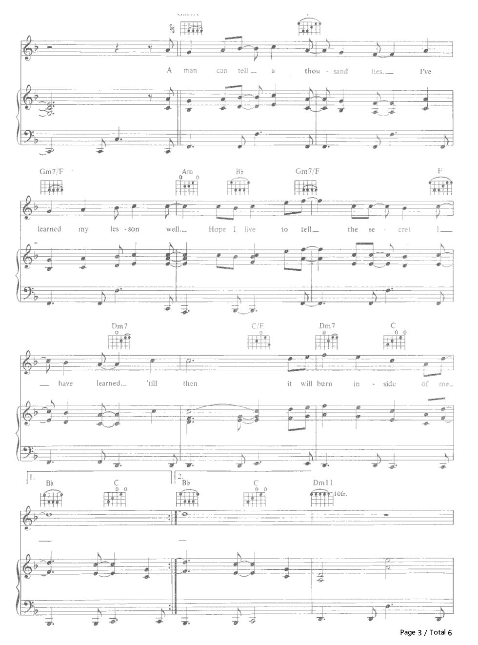 Live_to_Tell钢琴谱_Madonna