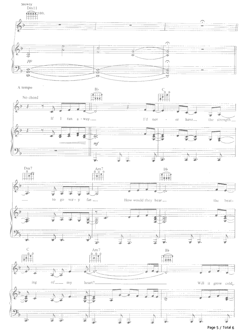 Live_to_Tell钢琴谱_Madonna