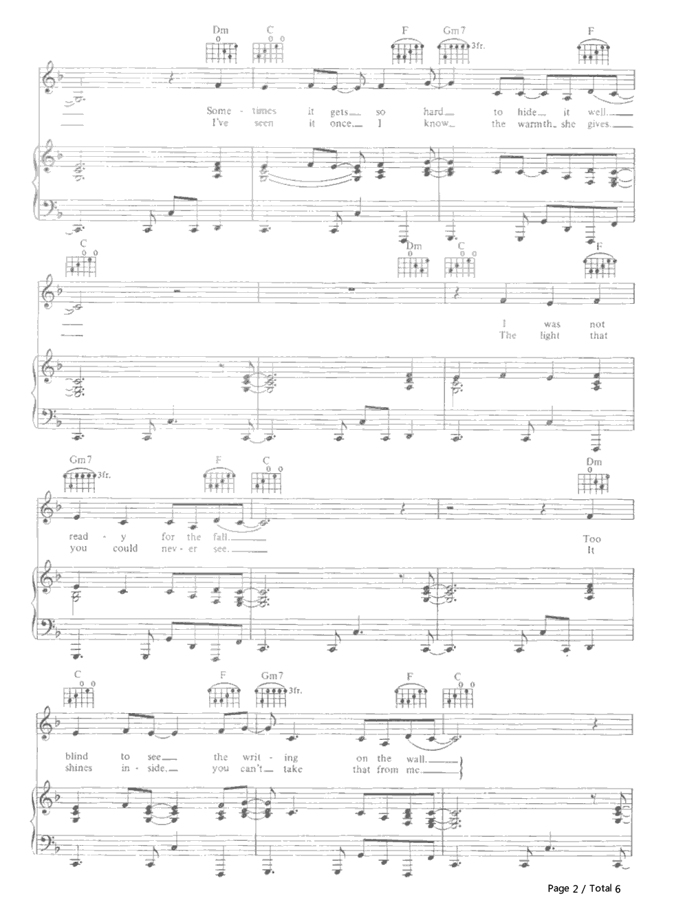 Live_to_Tell钢琴谱_Madonna