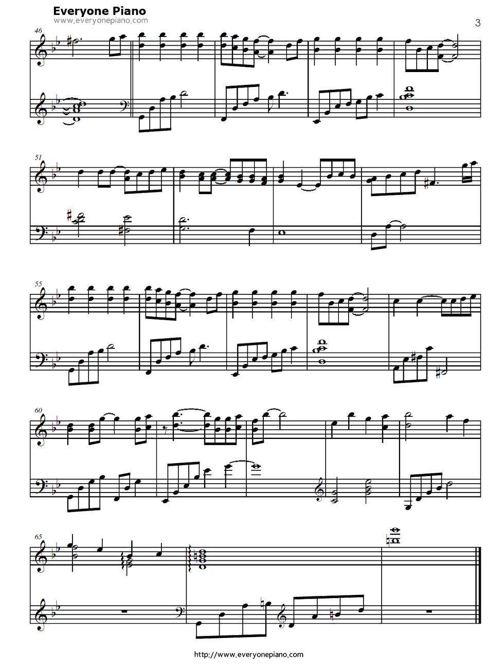 Love_Destiny钢琴谱_堀江由衣