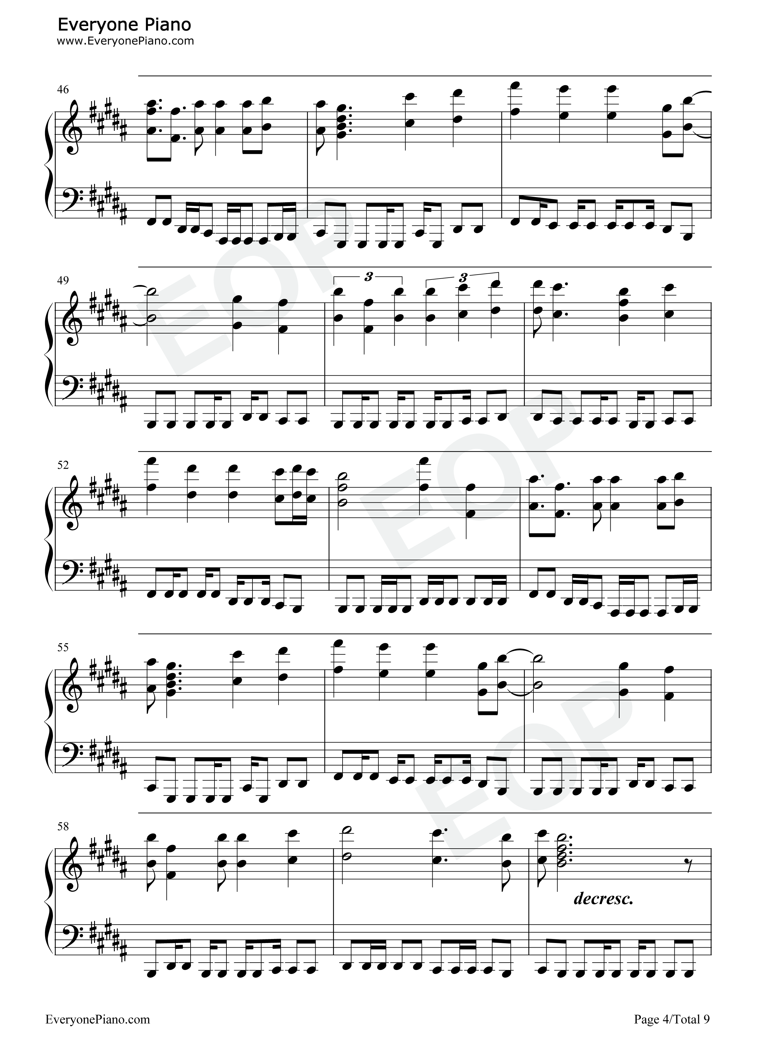 相亲相爱钢琴谱_容祖儿_王力宏_余翠芝_孙楠