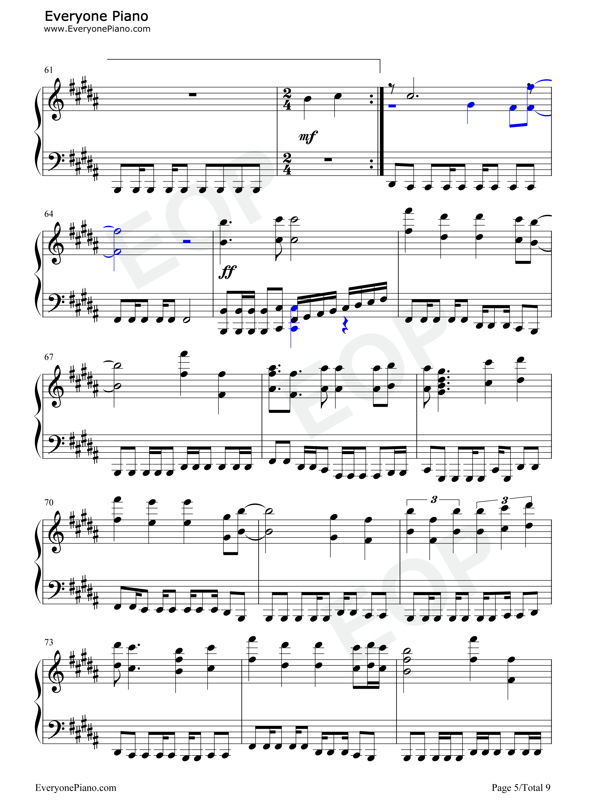 相亲相爱钢琴谱_容祖儿_王力宏_余翠芝_孙楠