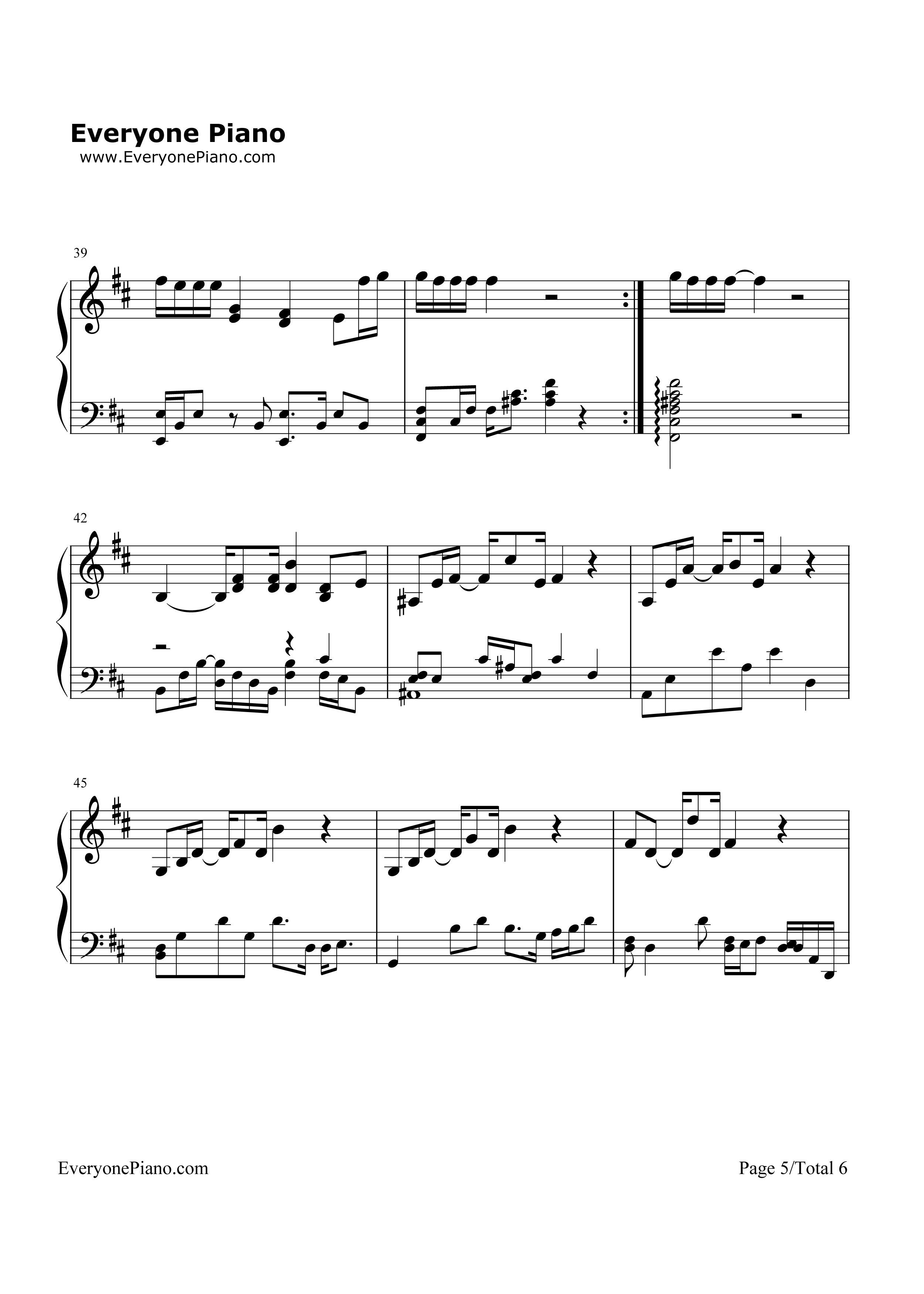 加州旅馆(Hotel_California)钢琴谱_老鹰乐队__The_Eagles