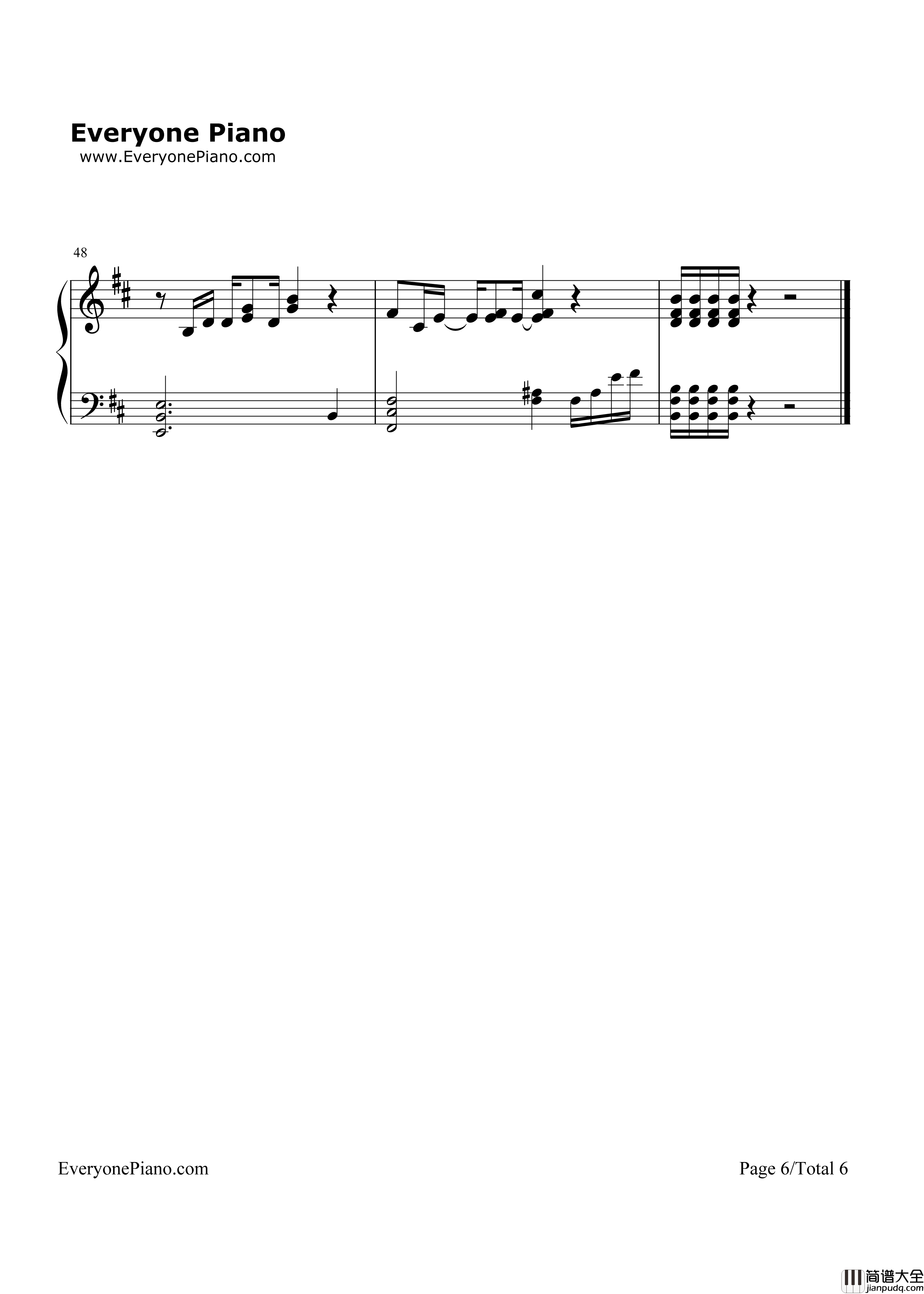 加州旅馆(Hotel_California)钢琴谱_老鹰乐队__The_Eagles