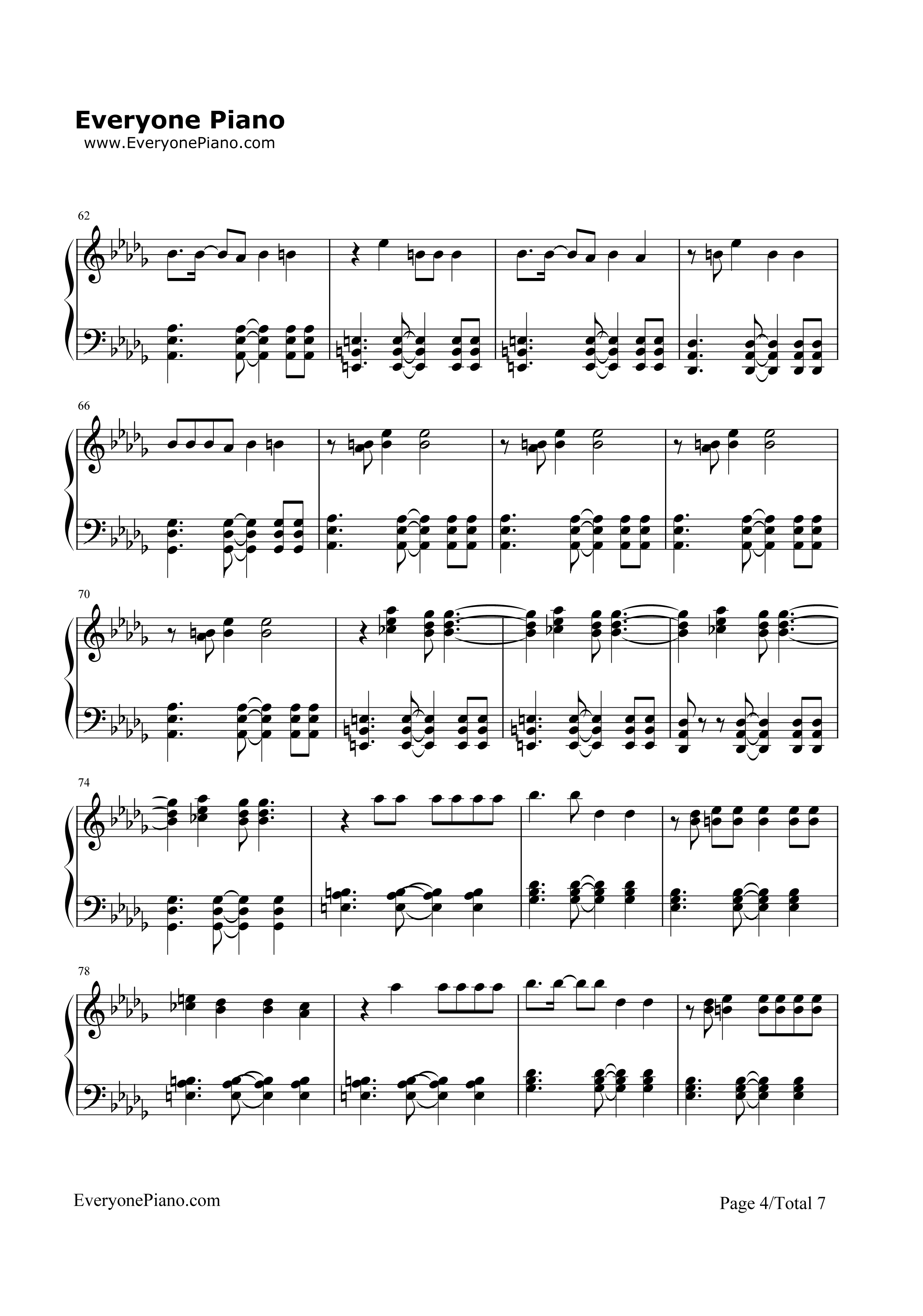 I'm_Into_You钢琴谱_Jennifer_Lopez