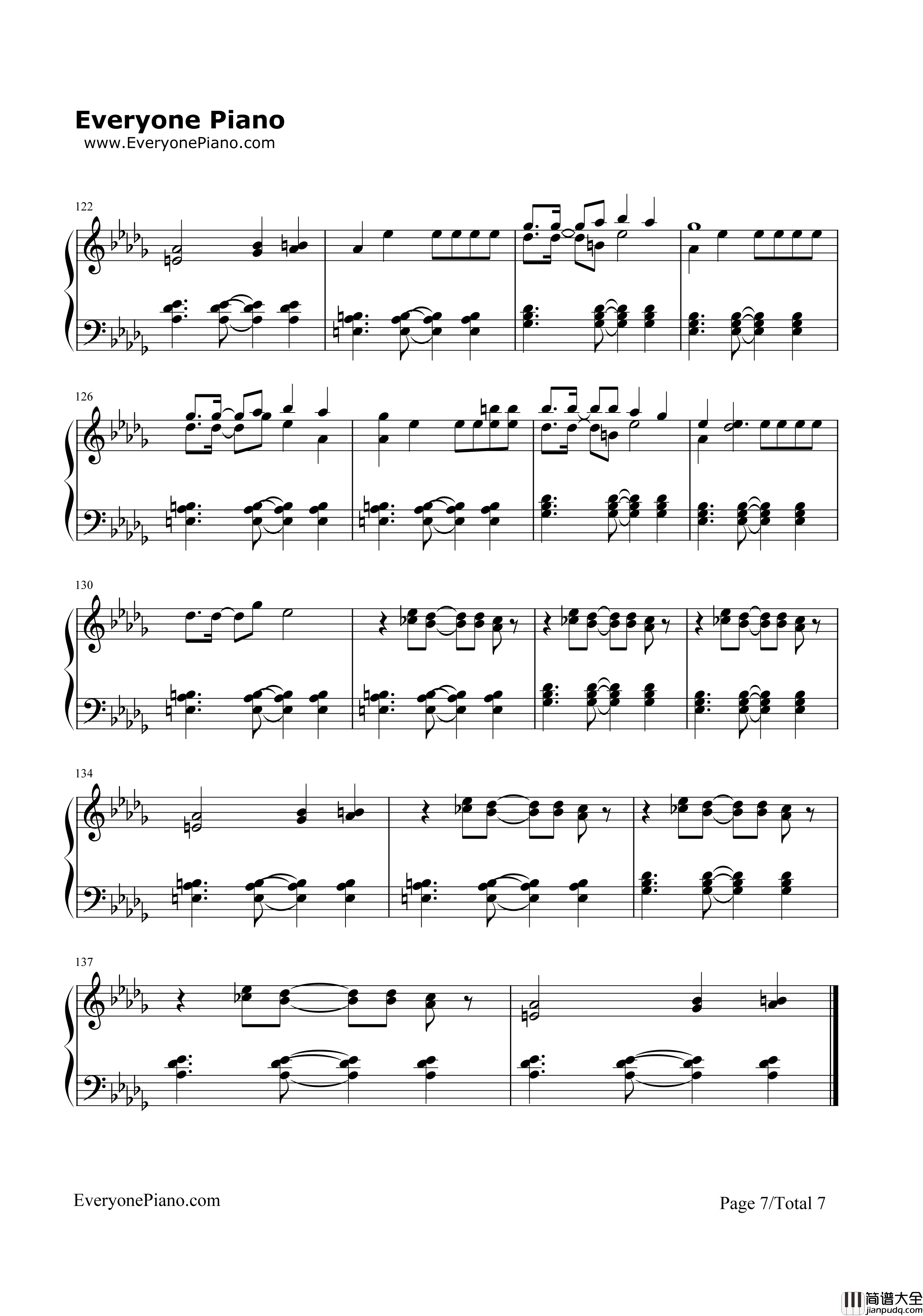 I'm_Into_You钢琴谱_Jennifer_Lopez