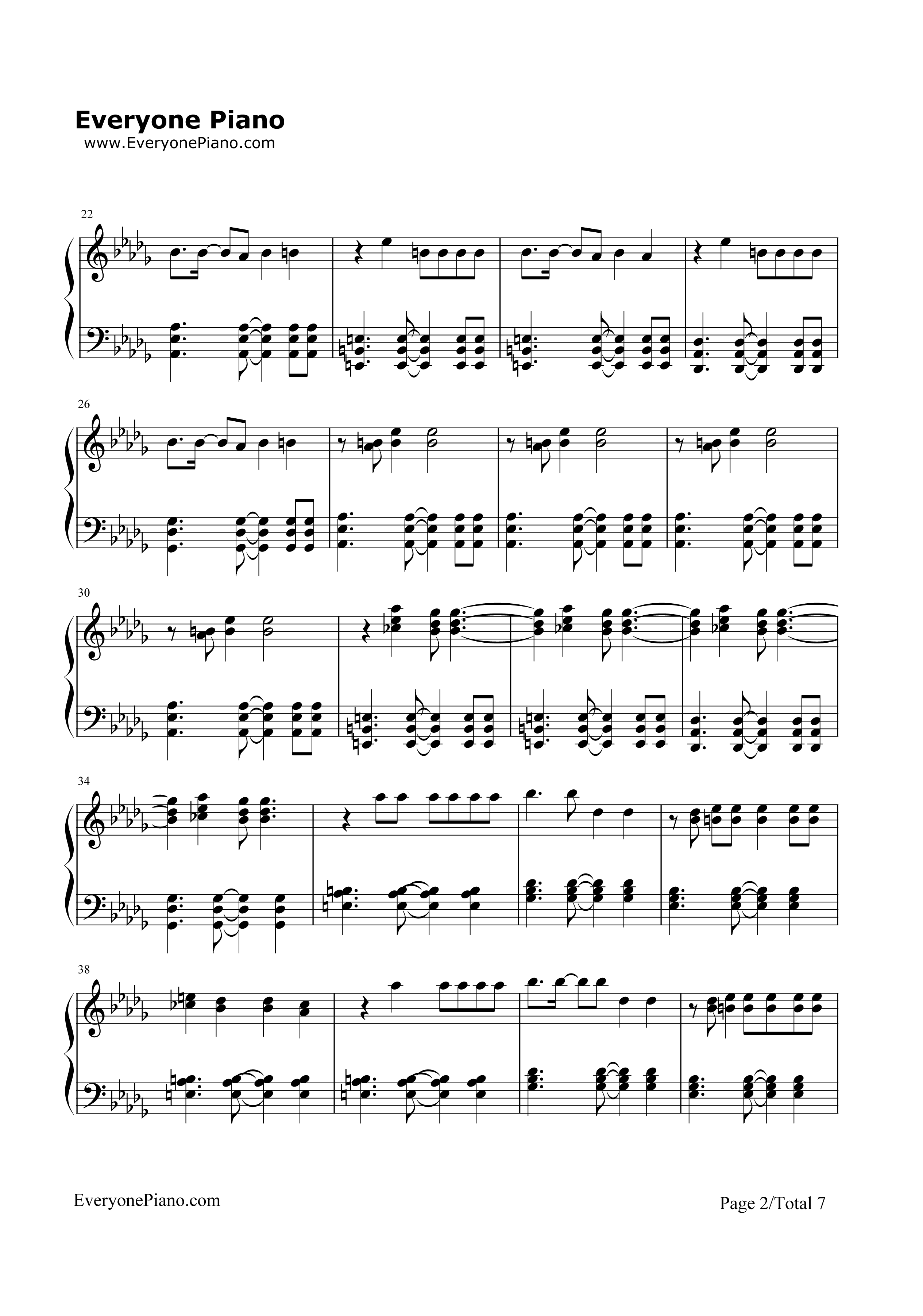 I'm_Into_You钢琴谱_Jennifer_Lopez