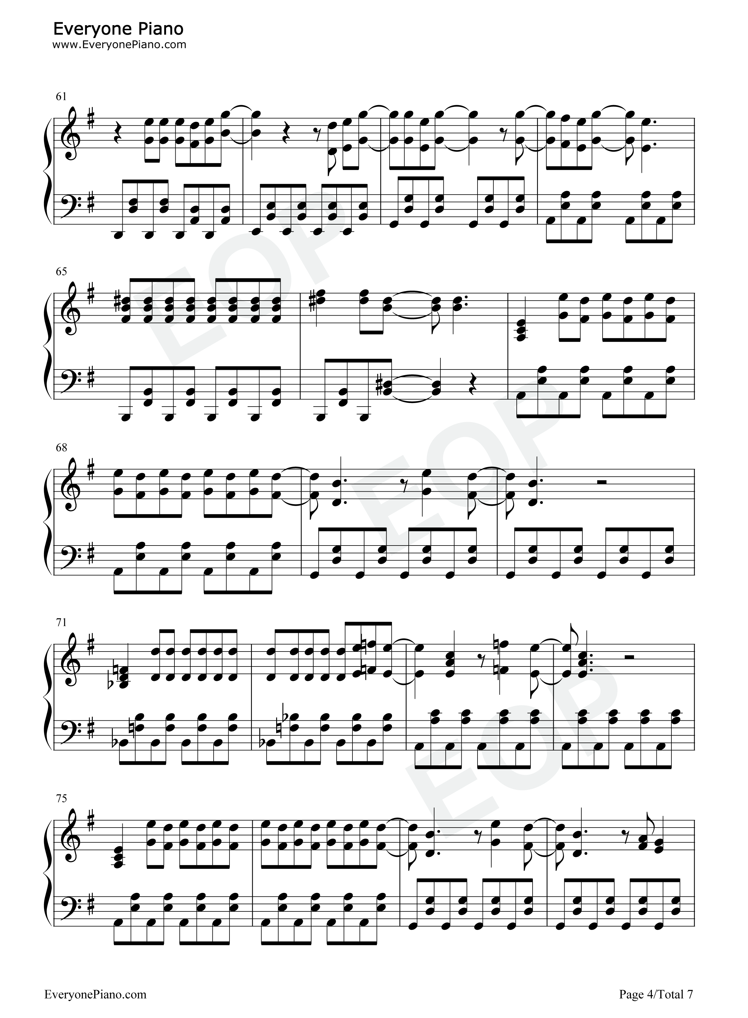 裏切りの夕焼け钢琴谱_THEATRE_BROOK