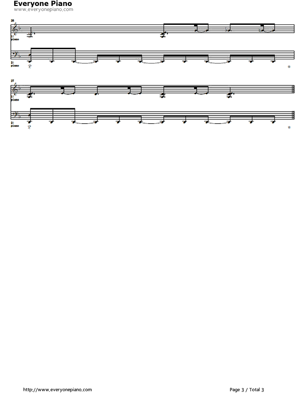 プライド～叹きの旅钢琴谱_AKINO