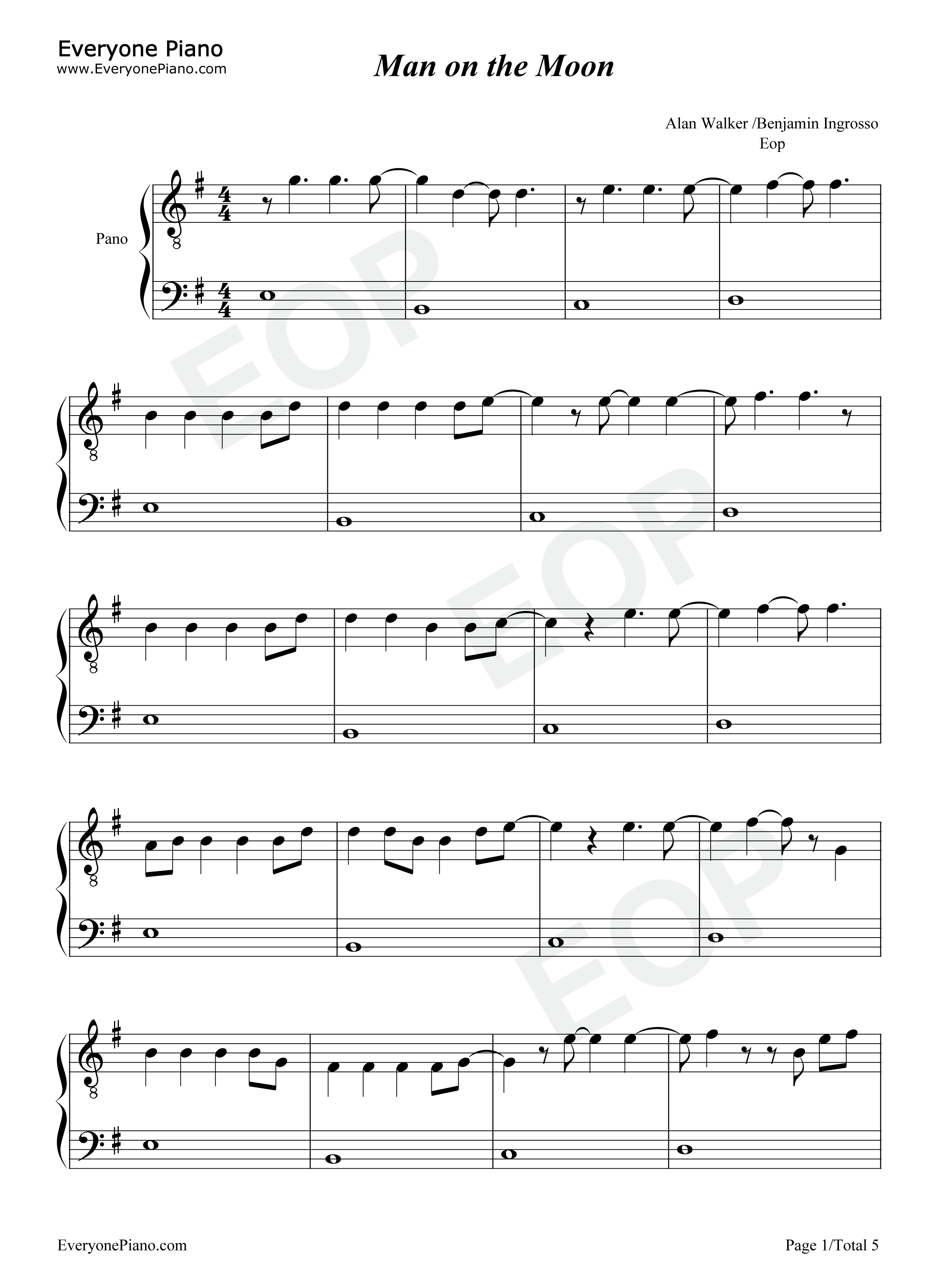 Man_on_the_Moon钢琴谱_Alan_Walker_Benjamin_Ingrosso