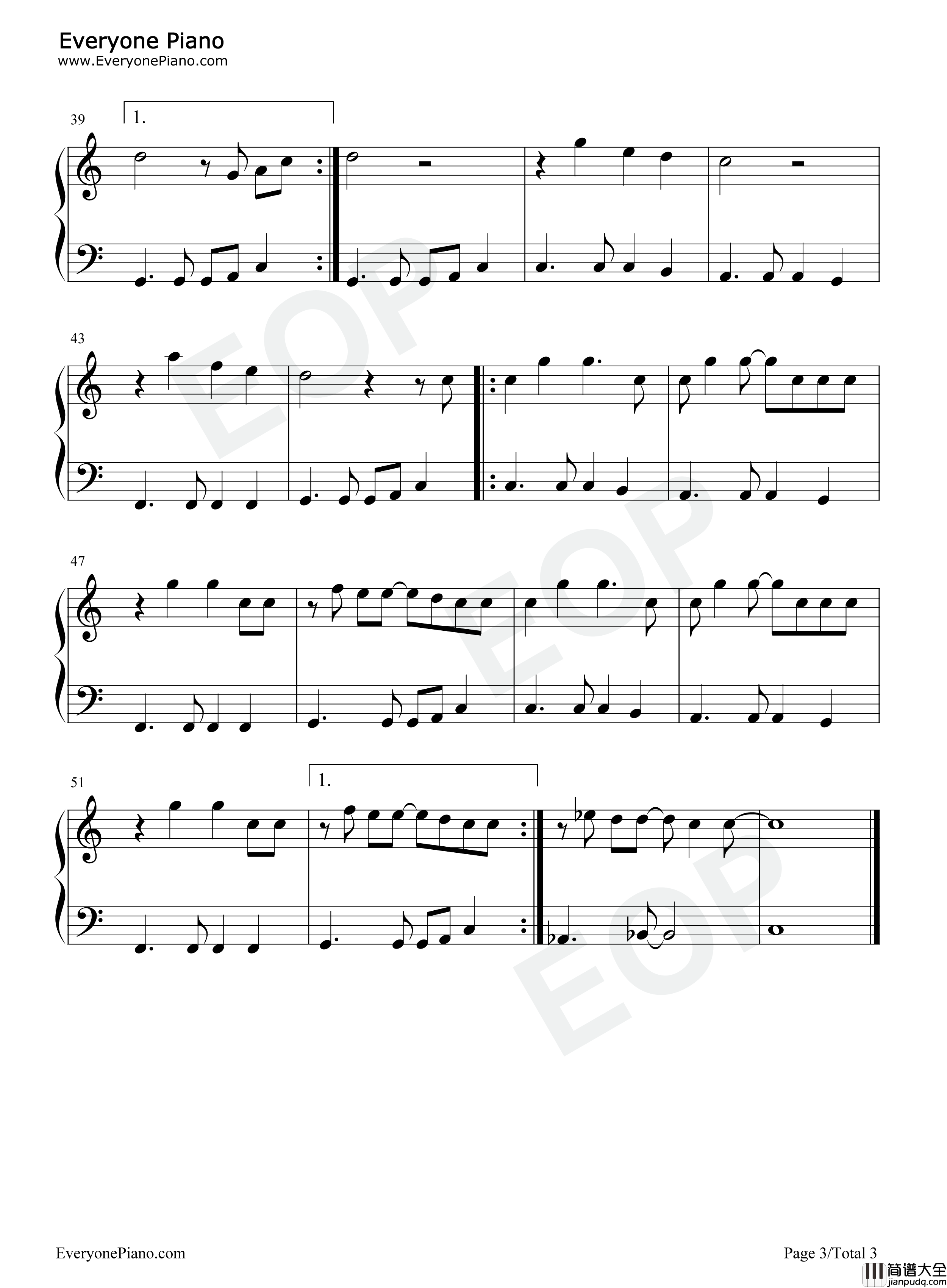 Merry_Christmas钢琴谱_Ed_Sheeran_Elton_John