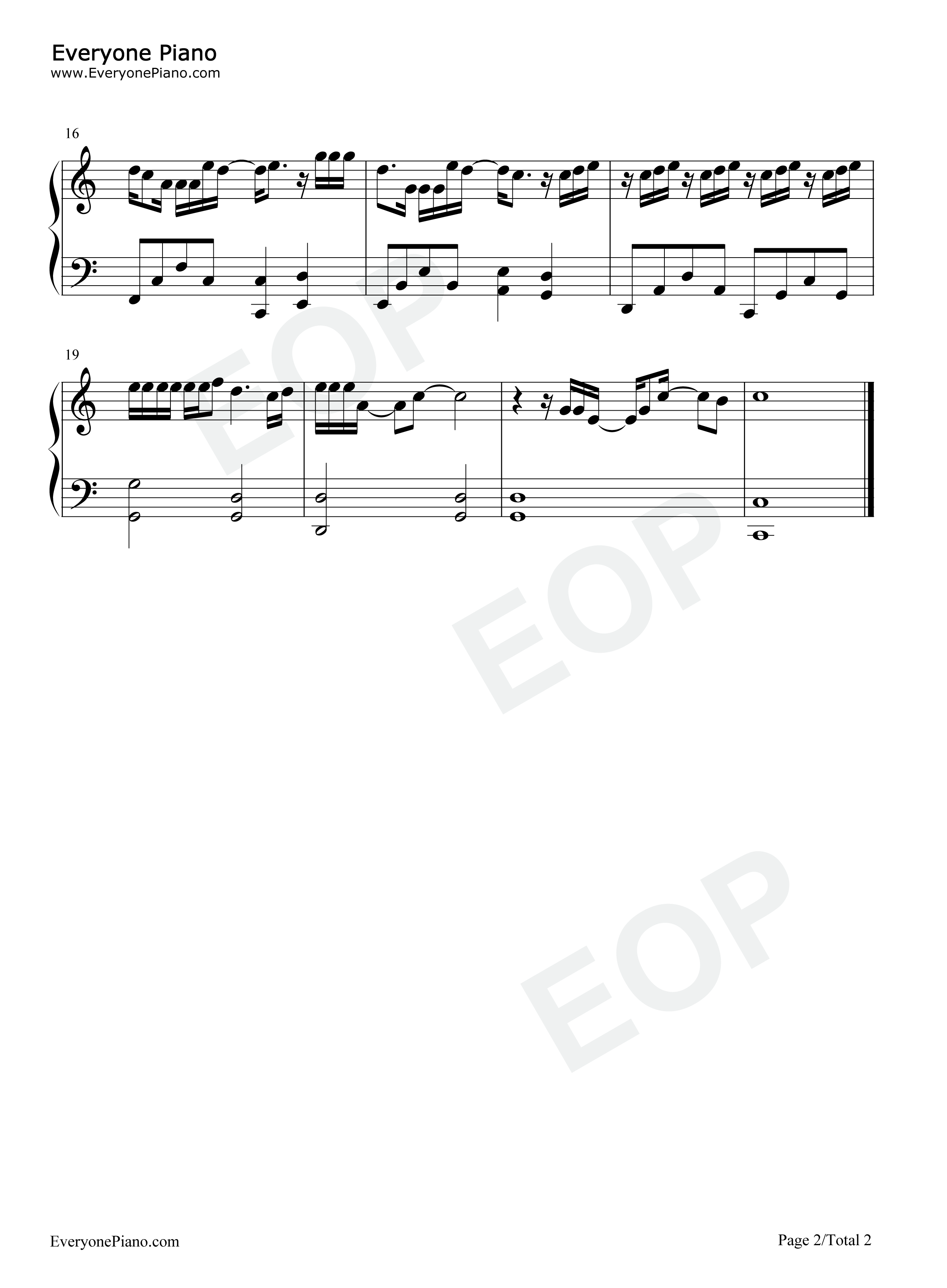 疤钢琴谱_胡彦斌