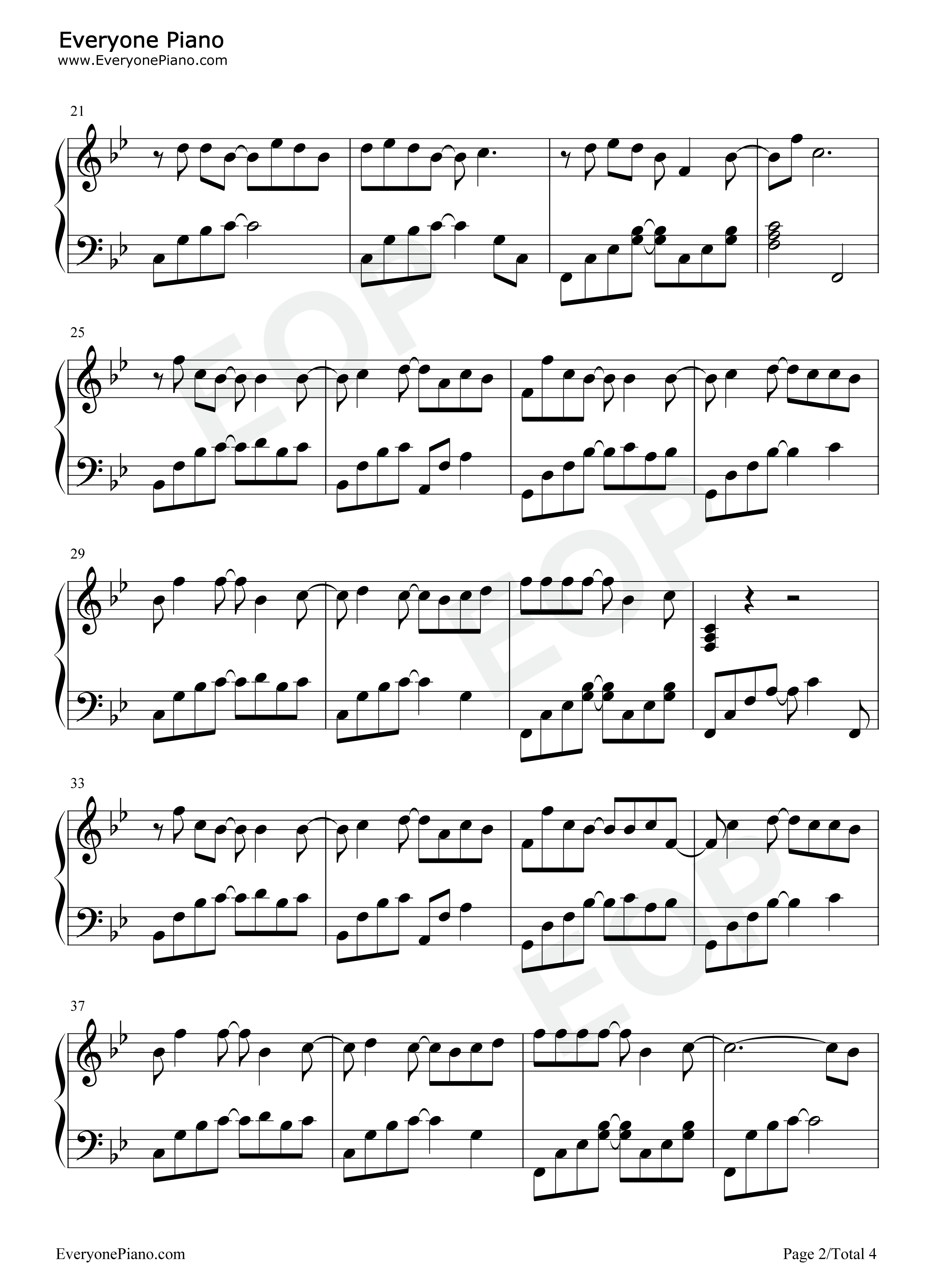 Aurora钢琴谱_魏琮霏