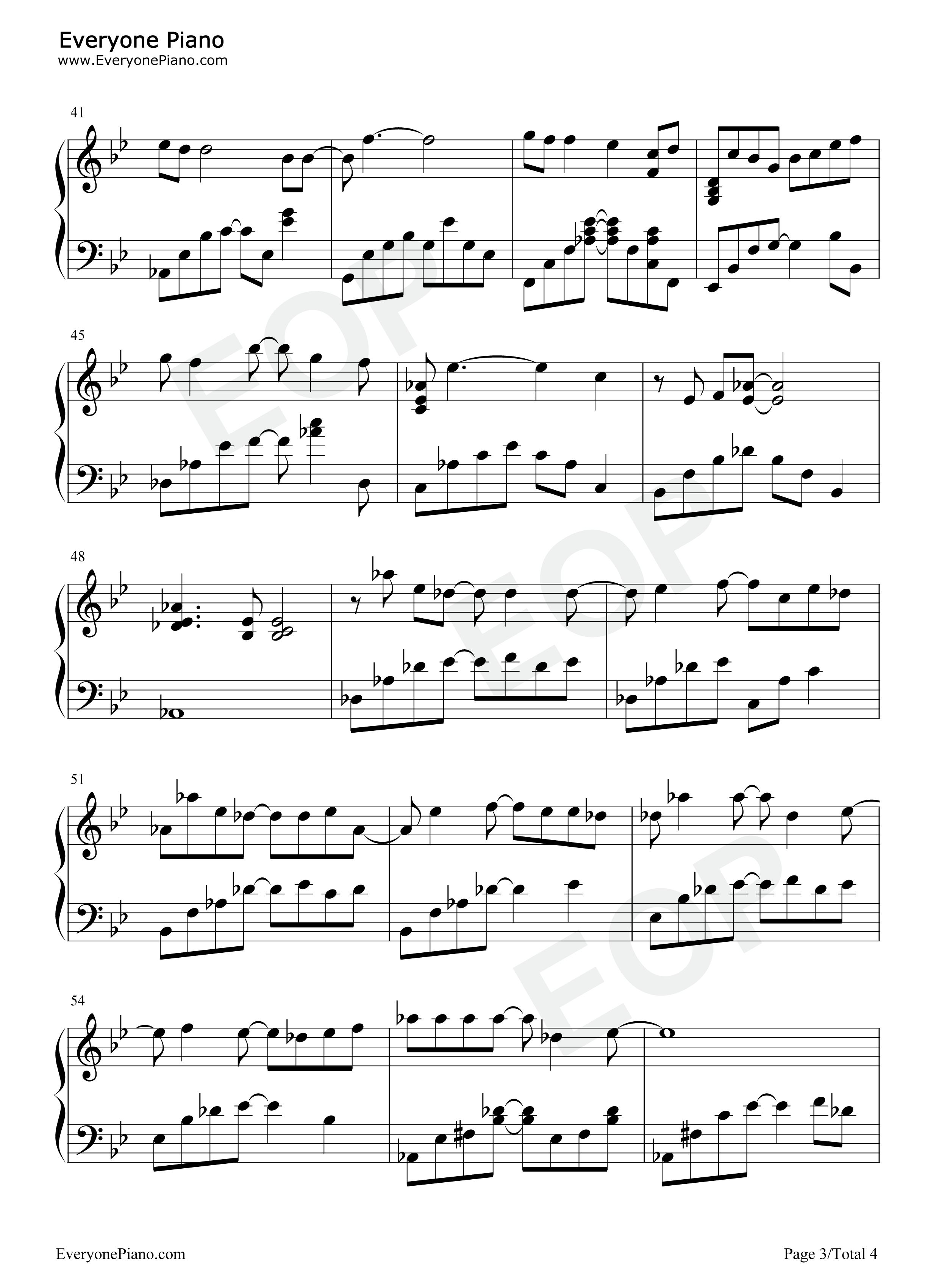 Aurora钢琴谱_魏琮霏