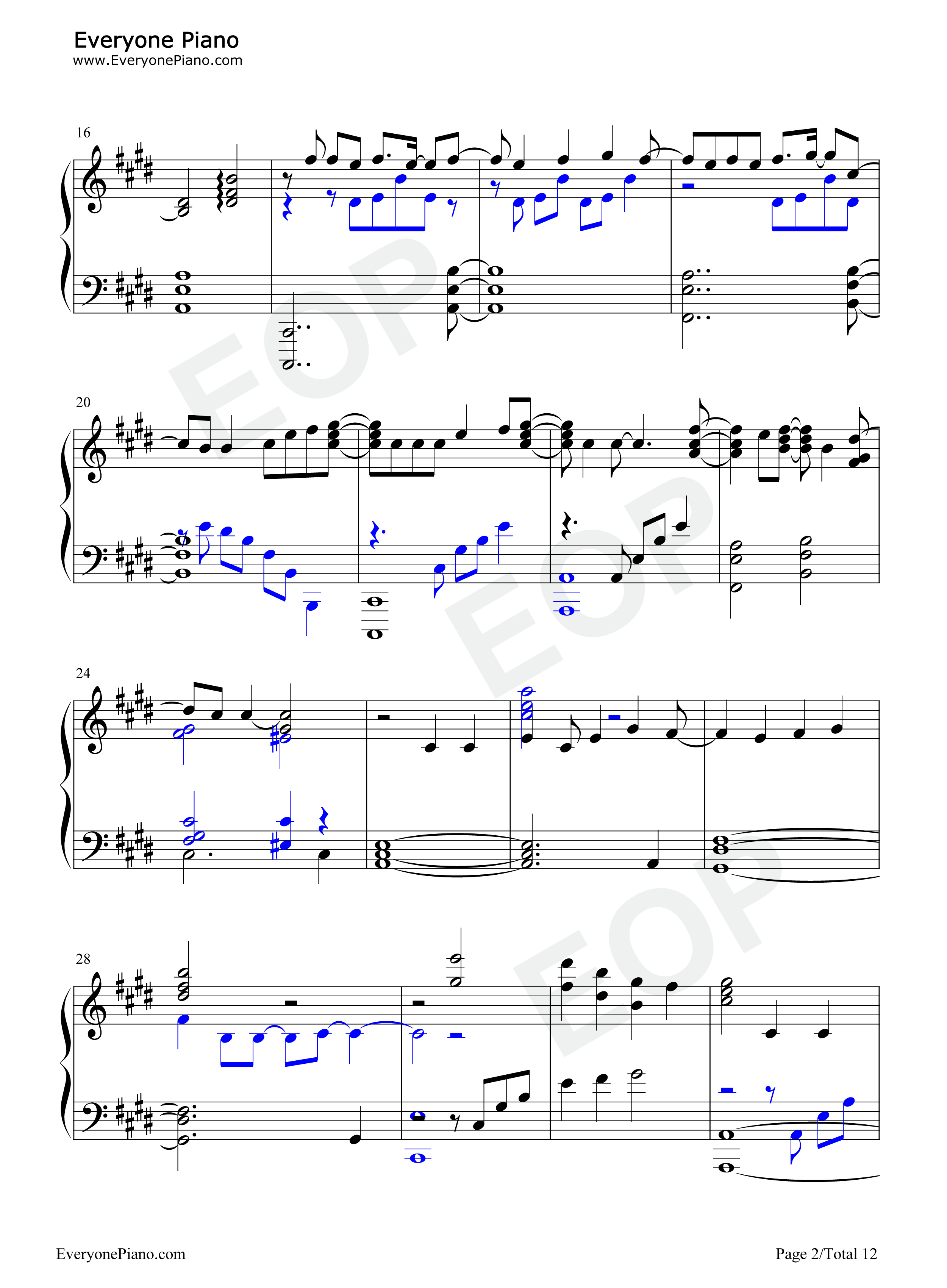 There_is_a_Reason钢琴谱_铃木木乃美