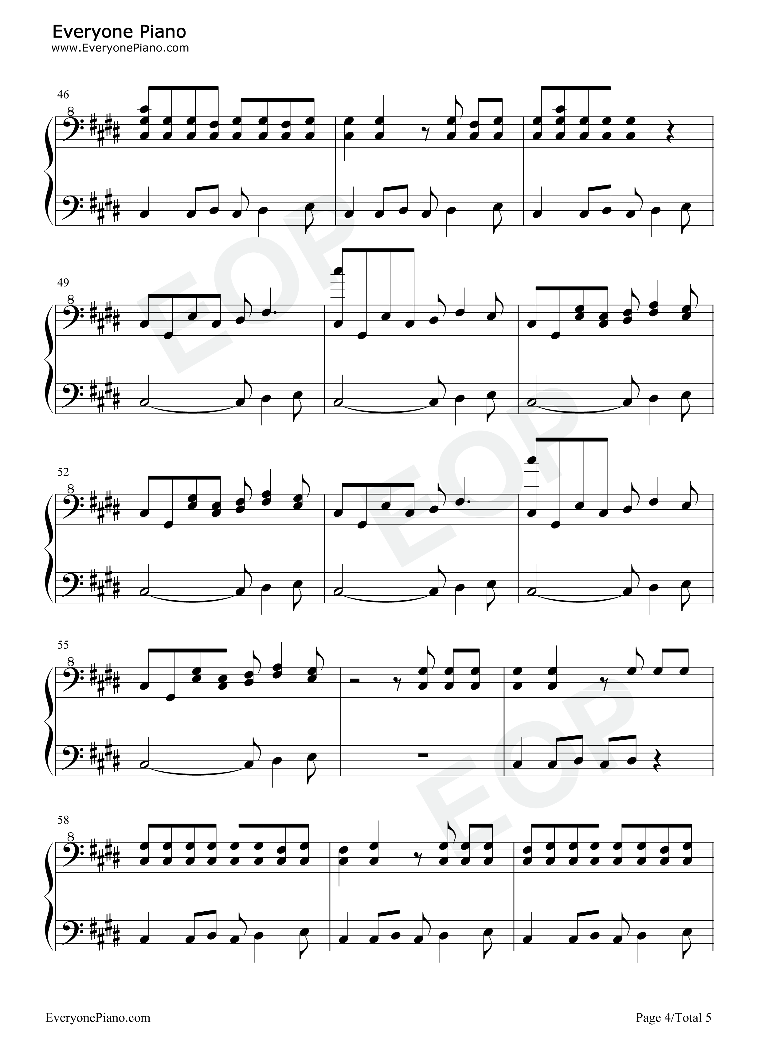 自罚两杯钢琴谱_卦者灵风