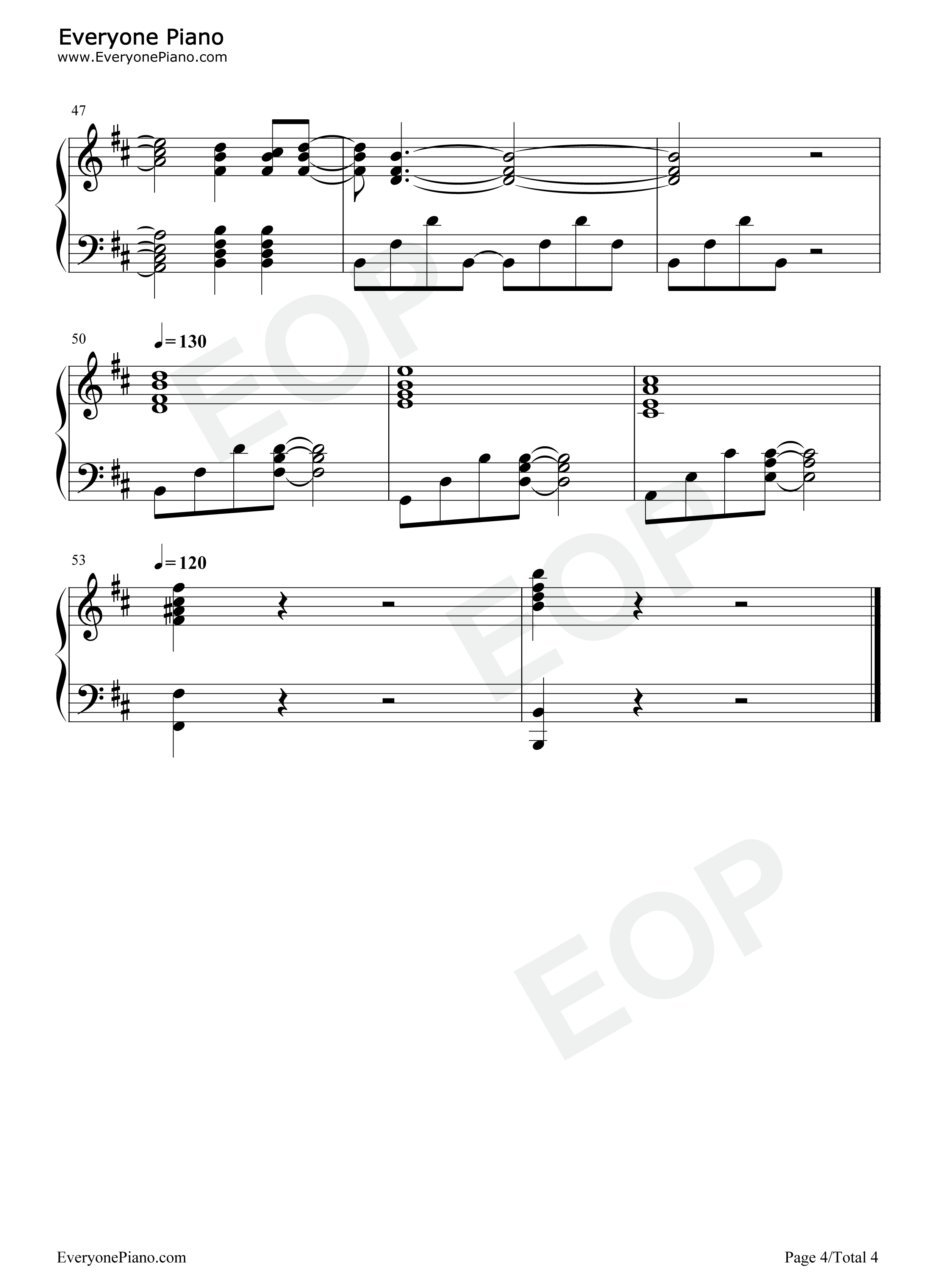 永遠の巫女钢琴谱_ZUN