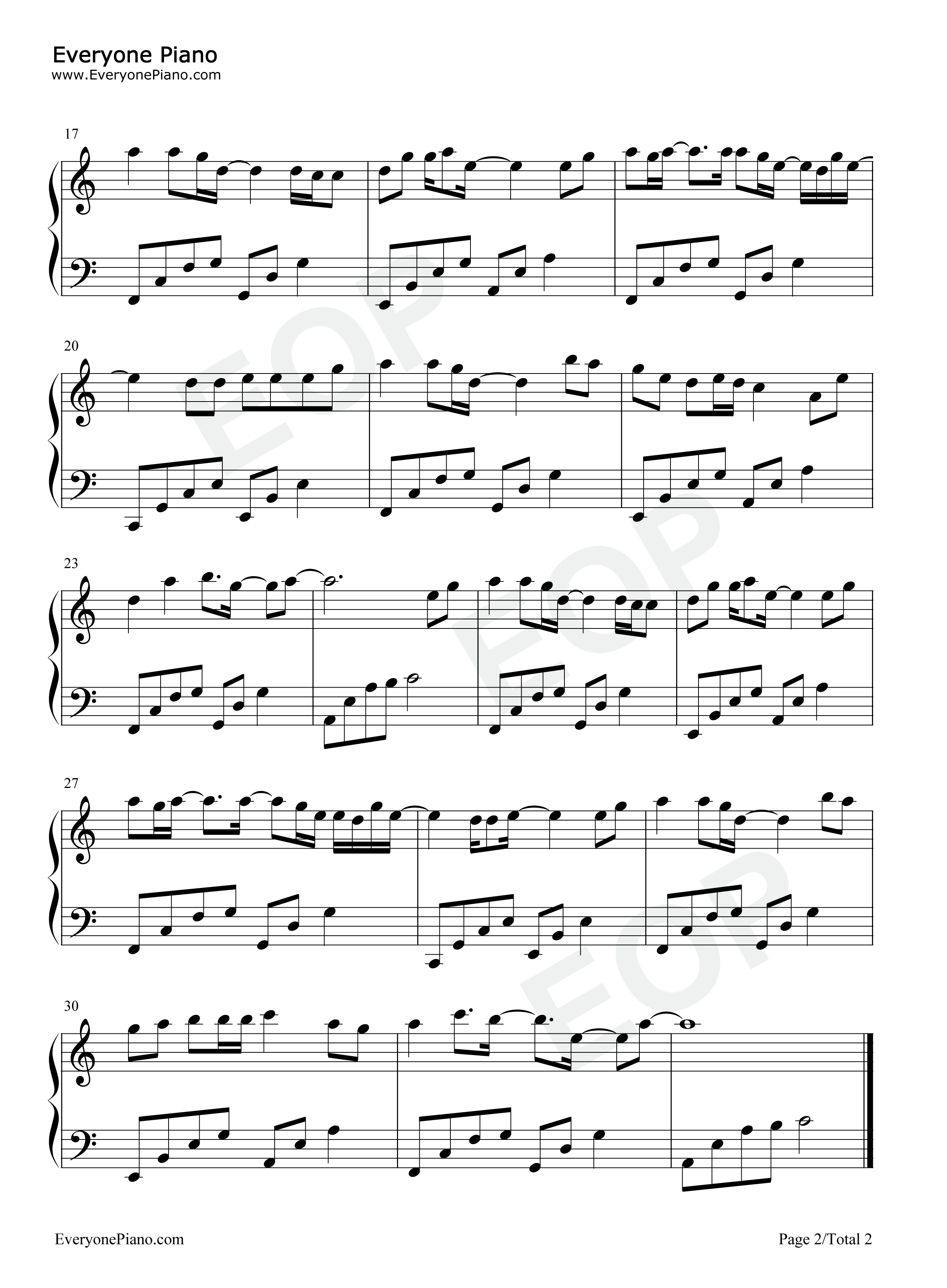 弈剑听雨阁钢琴谱_小曲儿