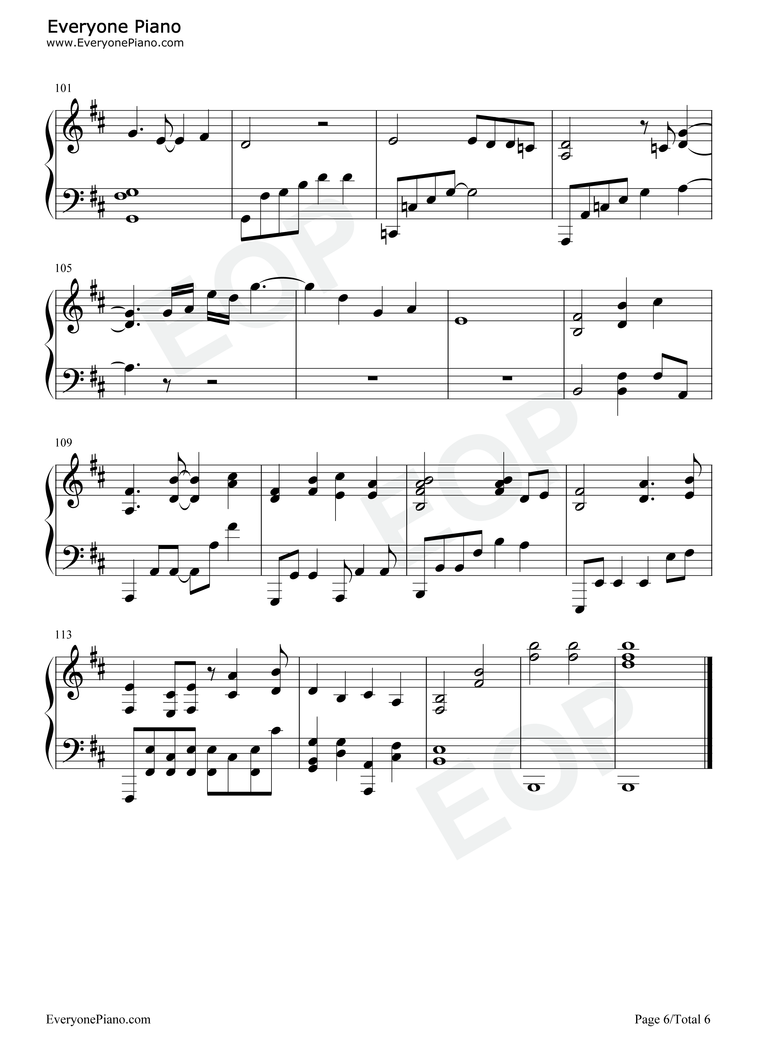 幽雅に咲かせ_墨染の桜_Border_of_Life钢琴谱_ZUN