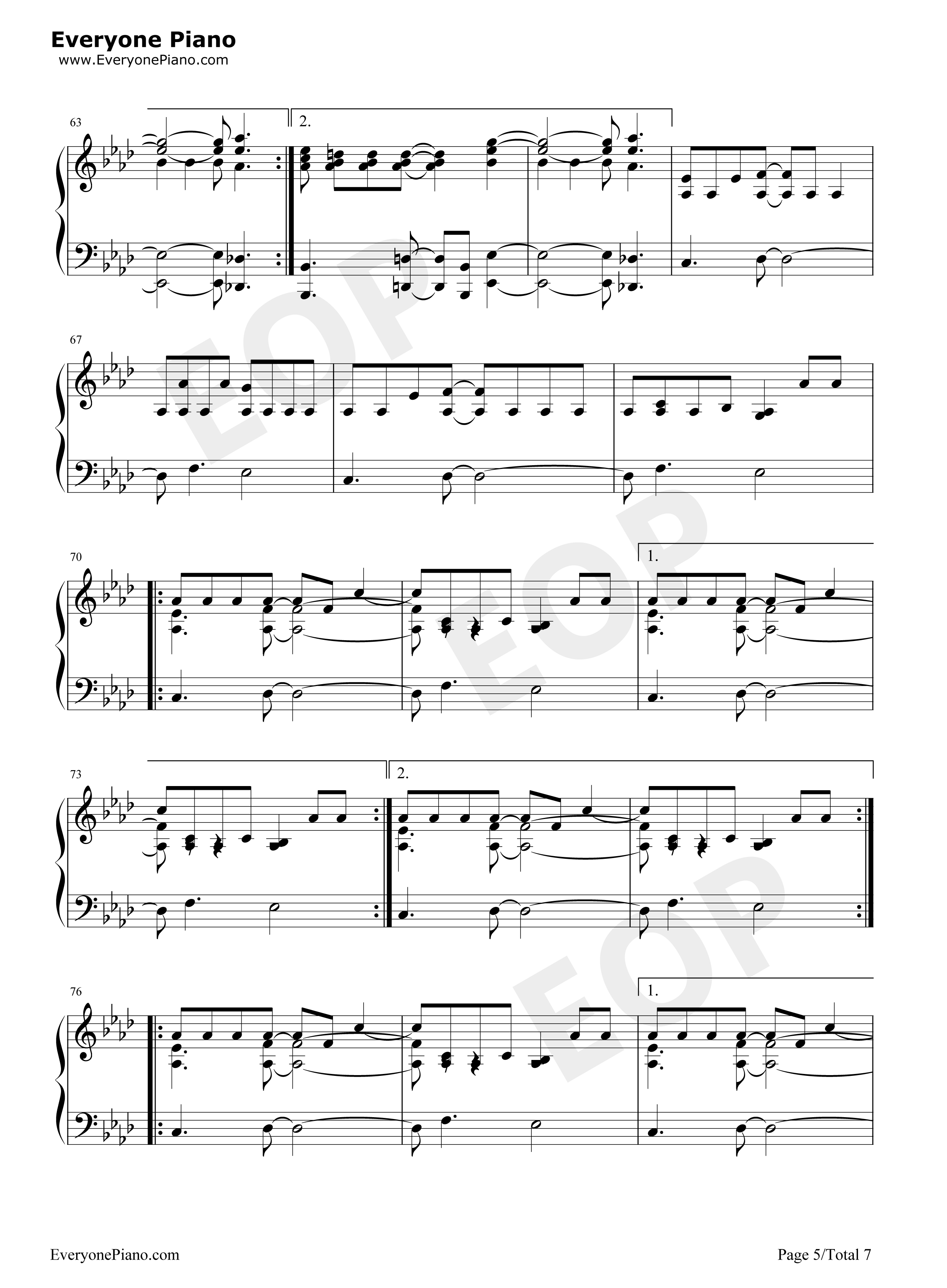 Rockstar钢琴谱_A_Great_Big_World