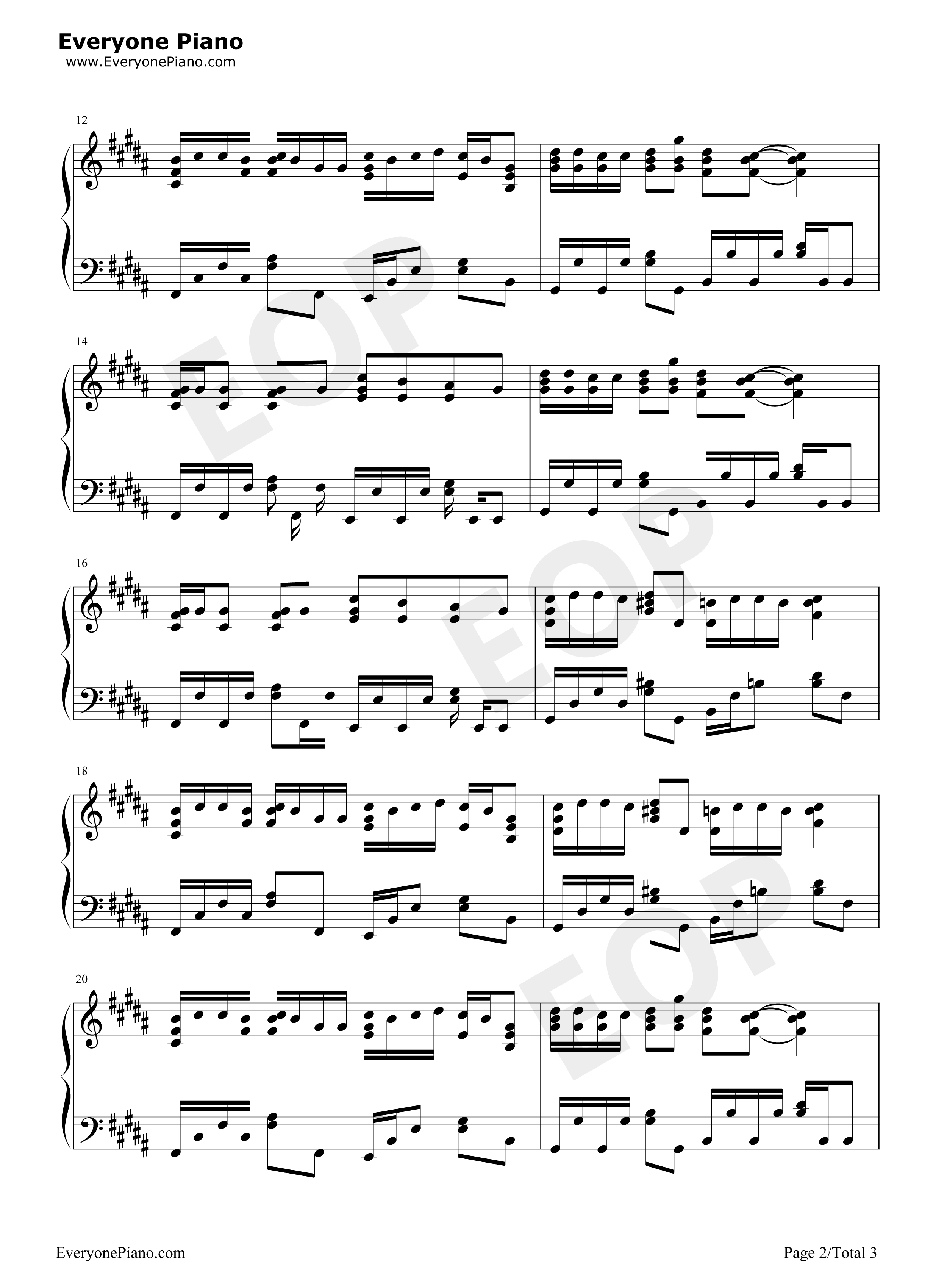 Old_Town_Road钢琴谱_Lil_Nas_X