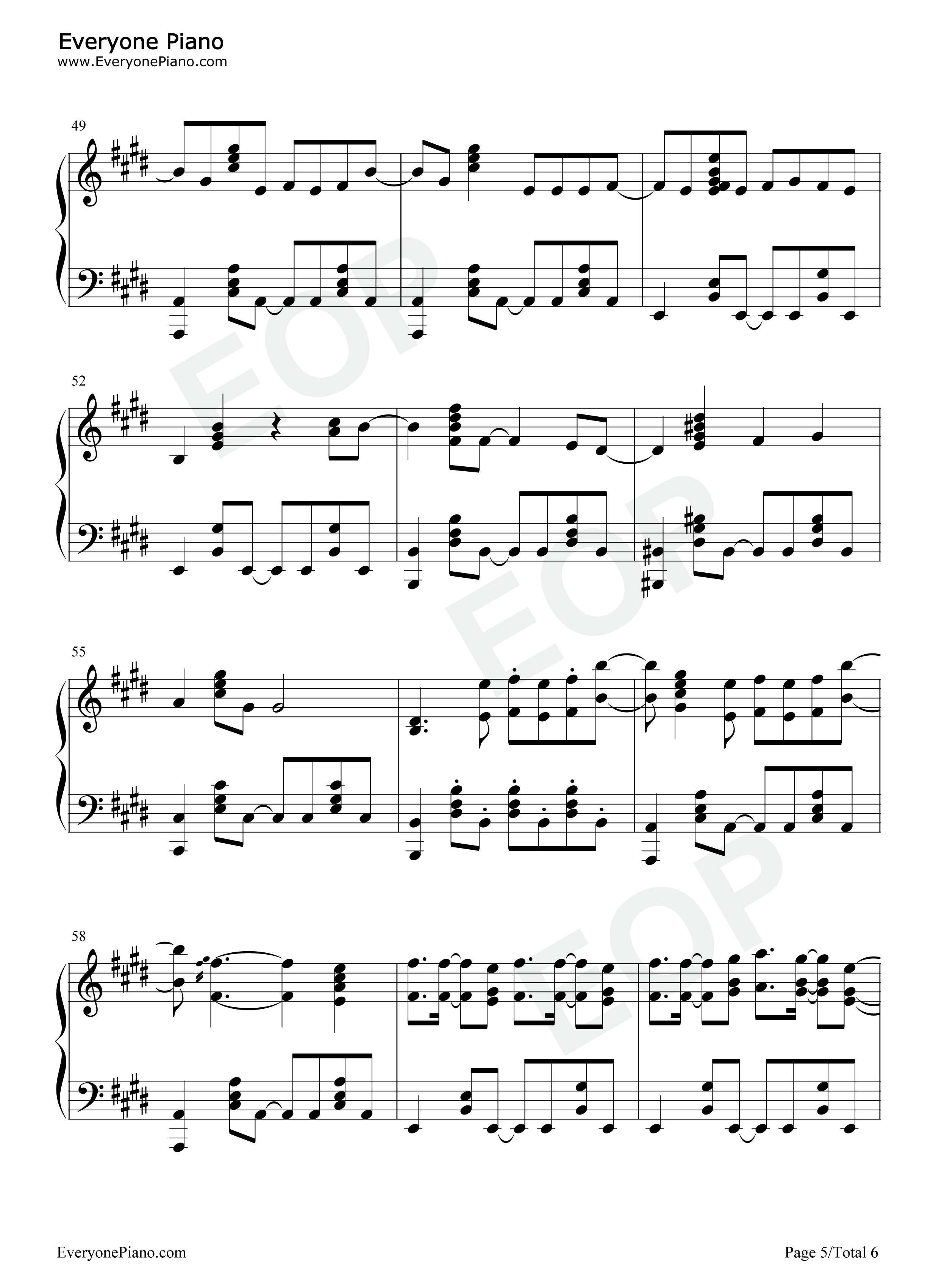 逆境スペクトル钢琴谱_ASCA